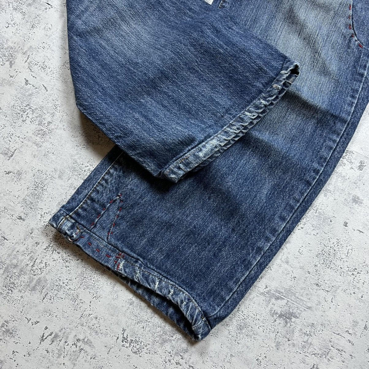 Just Cavalli 00s Just Cavalli Vintage Y2K Distressed Baggy Glamour Jeans Size US 32 / EU 48 - 8 Thumbnail