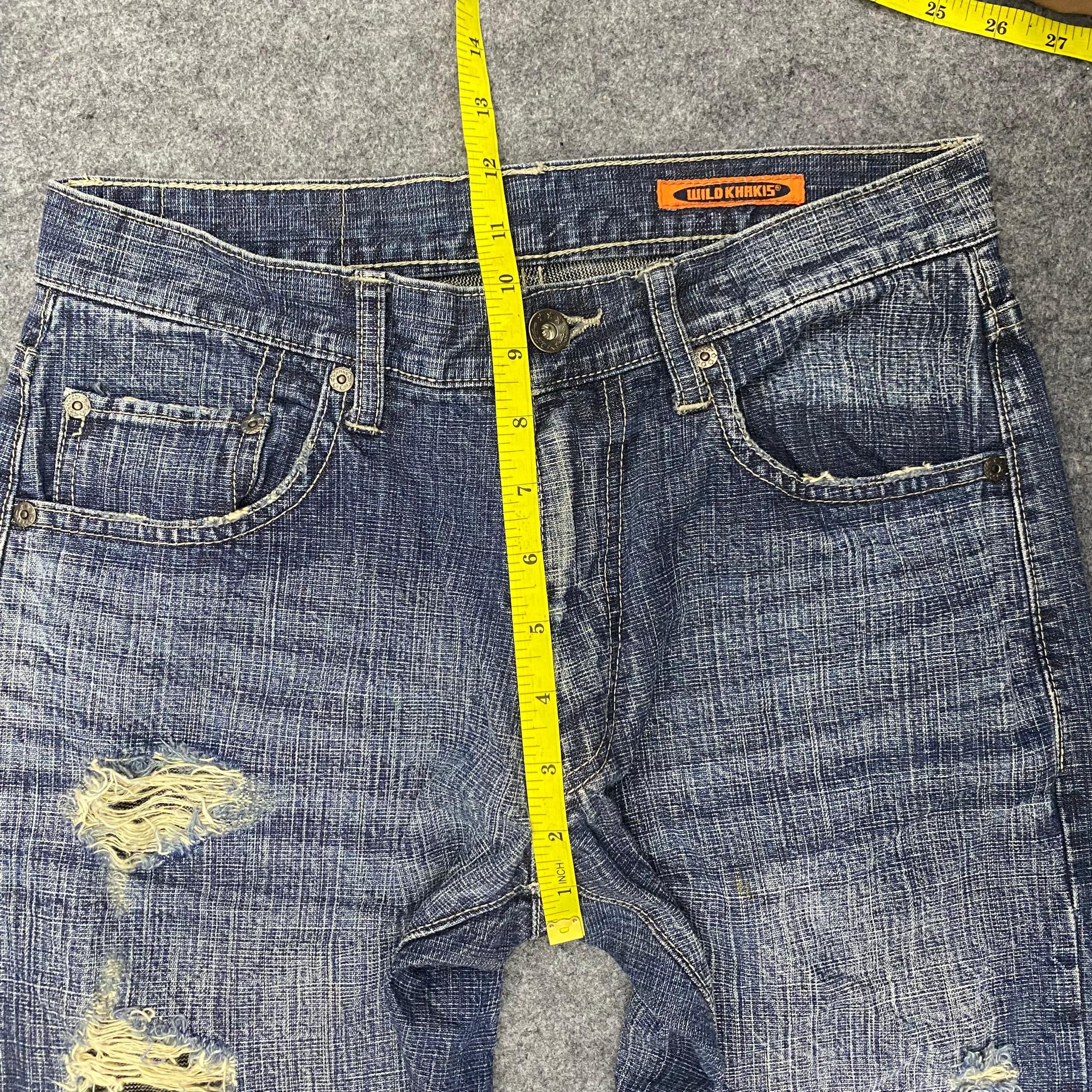 If Six Was Nine 💥Best Offer💥Vintage Wild Khakis Distressed Denim Size US 28 / EU 44 - 4 Thumbnail