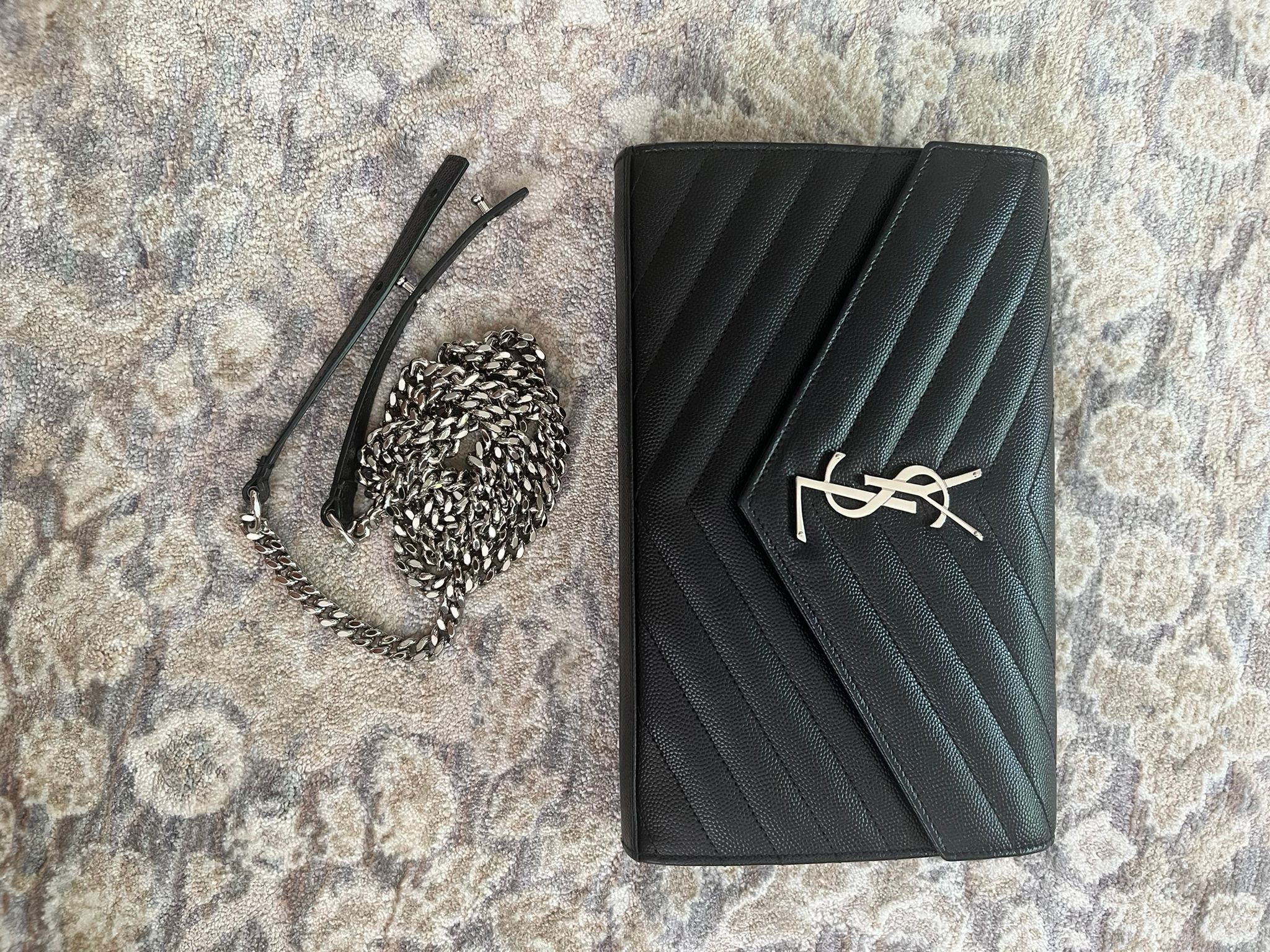 Saint Laurent Paris CC000015 Shoulder Bag in Black Size ONE SIZE - 6 Thumbnail