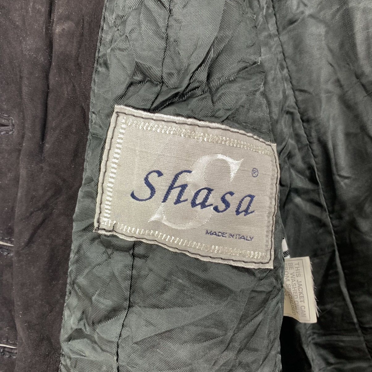Vintage Vintage 90s SHASA VERA PELLE Italian Brand Wool Coat Jacket Size XL / US 12-14 / IT 48-50 - 5 Thumbnail