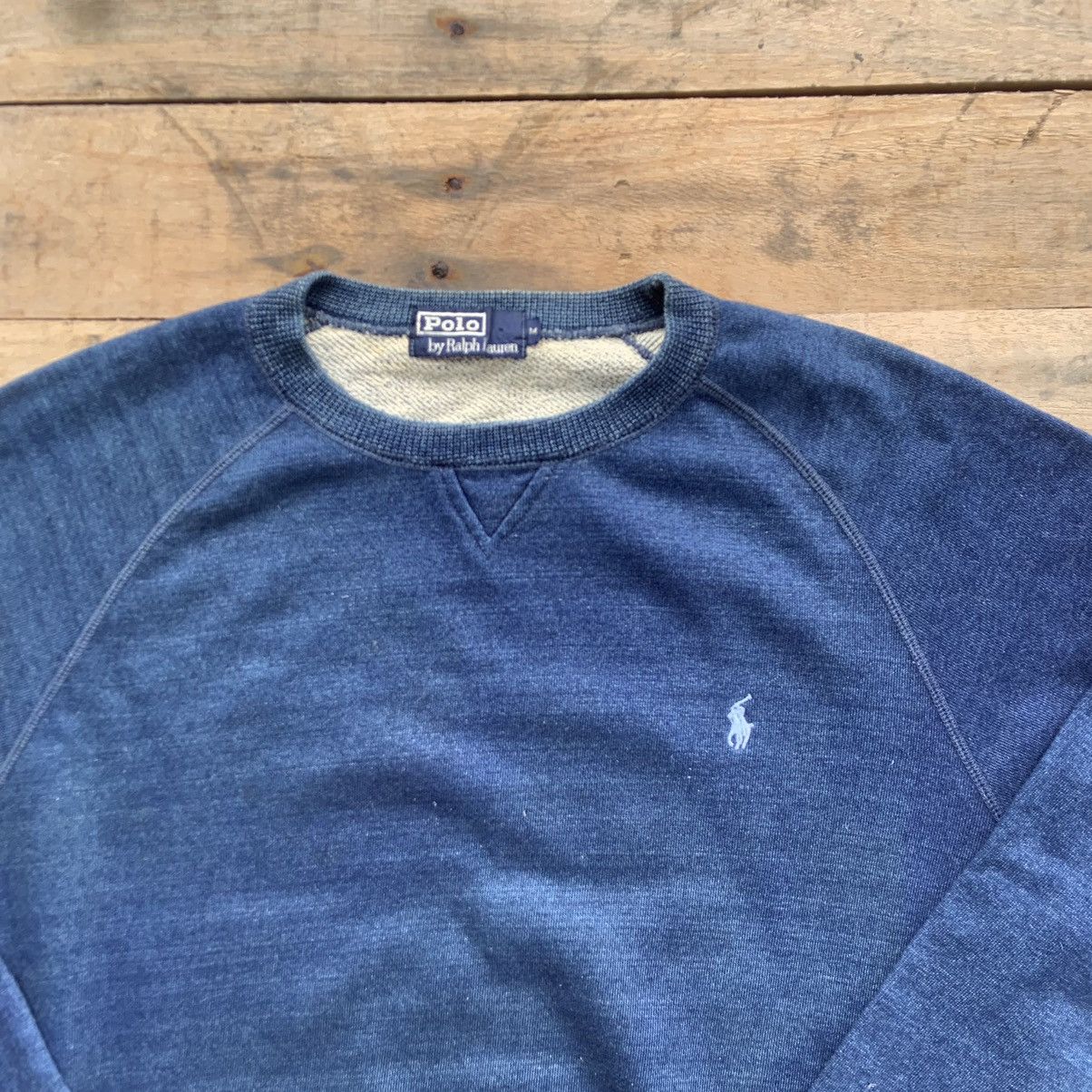 Polo Ralph Lauren Vintage Polo Ralph Lauren Sweatshirt Blue Indigo Size US S / EU 44-46 / 1 - 3 Thumbnail