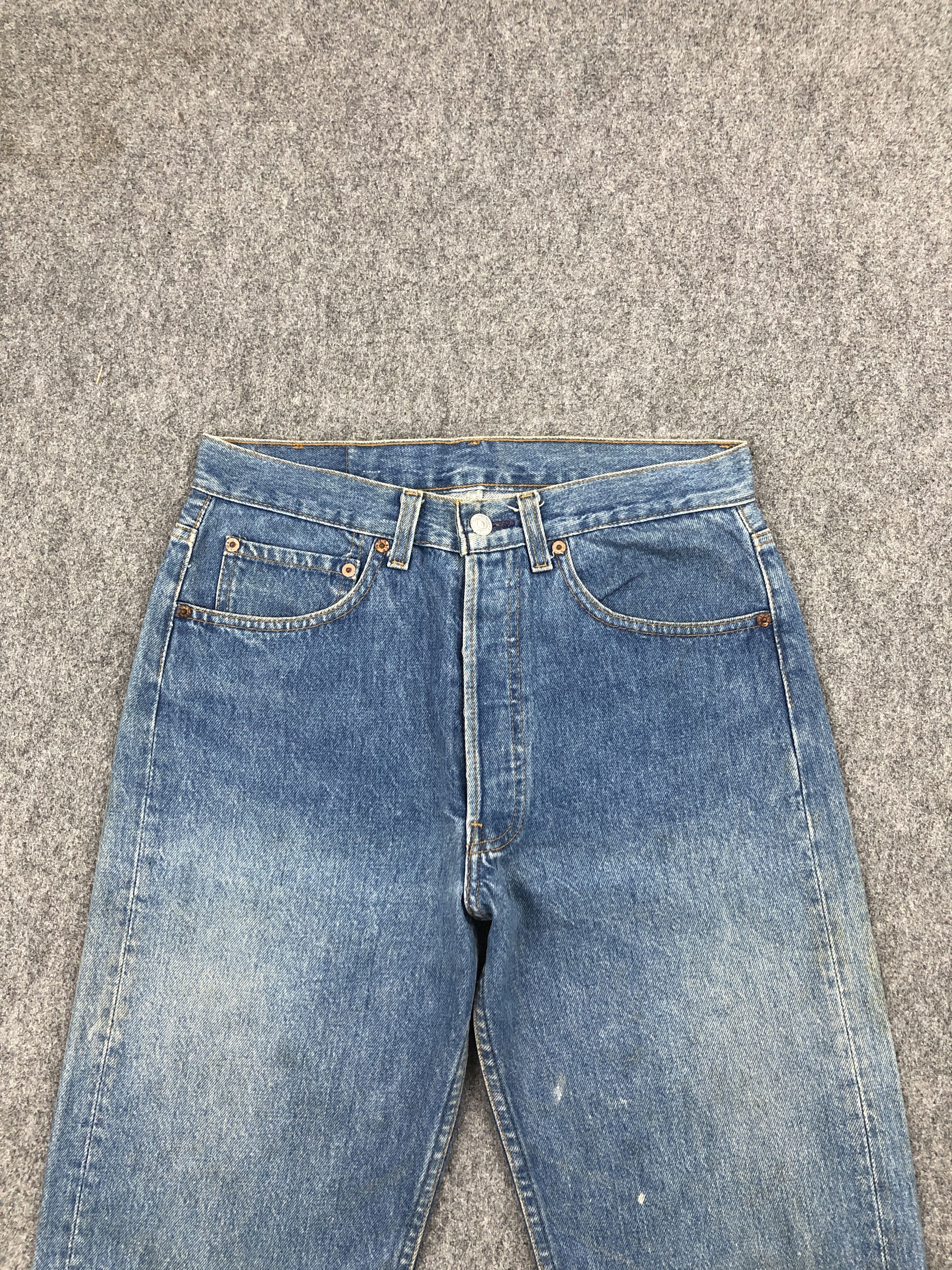 Levi's × Vintage Vintage 90s Levis 501 Light Blue Jeans Size US 29 - 4 Thumbnail