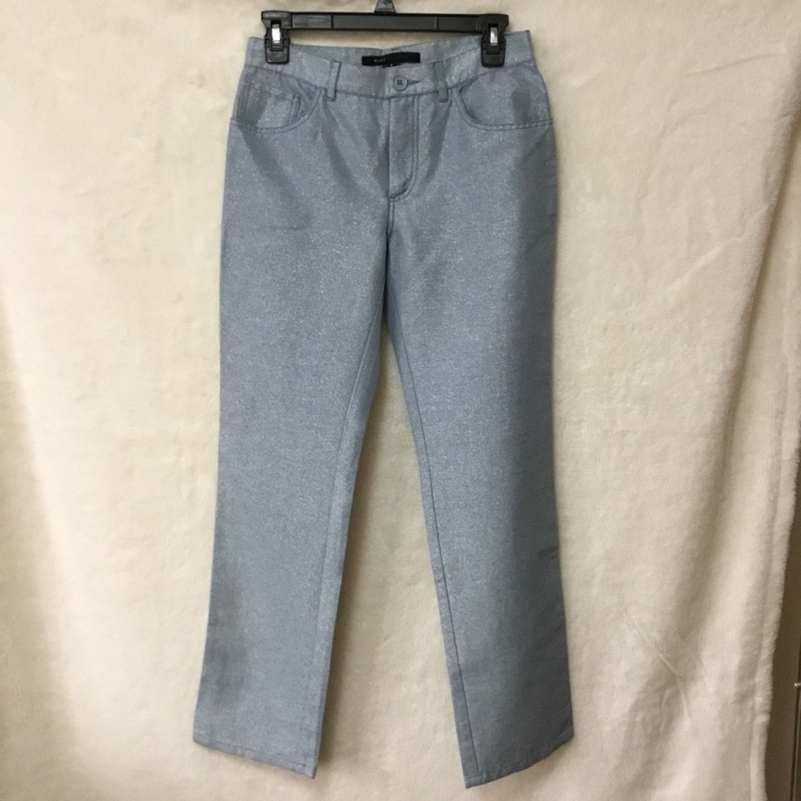 Marc Jacobs Marc Jacobs Blue Sequined Slim-Fit Jeans Size 27" / US 4 / IT 40 - 1 Thumbnail