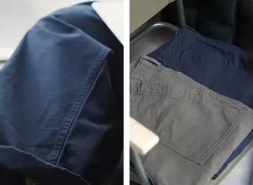 Japanese Brand 20AW Indigo Union Japan Navy Oversized Straight Leg Pants Size US 34 / EU 50 - 4 Thumbnail