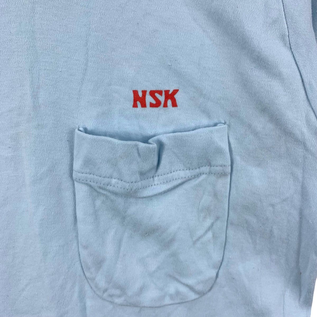 Vintage Vintage 80’ NSK JAPAN RACING Team Motorsport Blue Tee Shirt Size US M / EU 48-50 / 2 - 3 Thumbnail