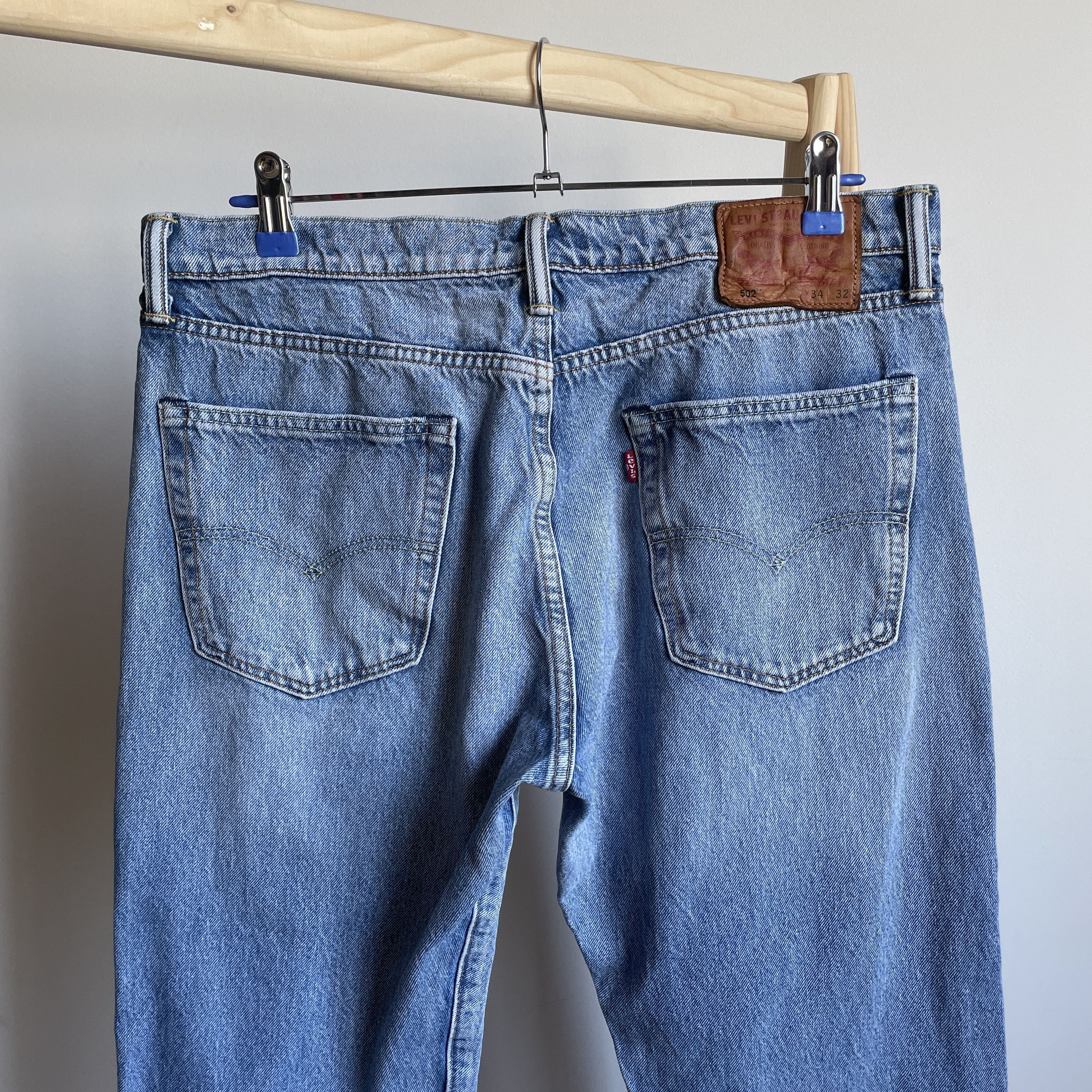 Levi's Levi's 502 Patchwork Denim Size 34x32 Size US 34 / EU 50 - 4 Thumbnail