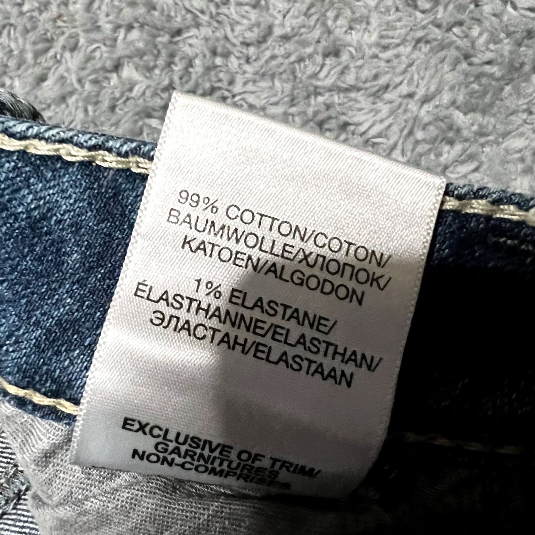 Silver Jeans Co. VINTAGE Silver Jeans Womens 27 (29x25) Aiko Capri Straight Blue Denim Pants Western Womens Size 27" / US 4 / IT 40 - 7 Thumbnail