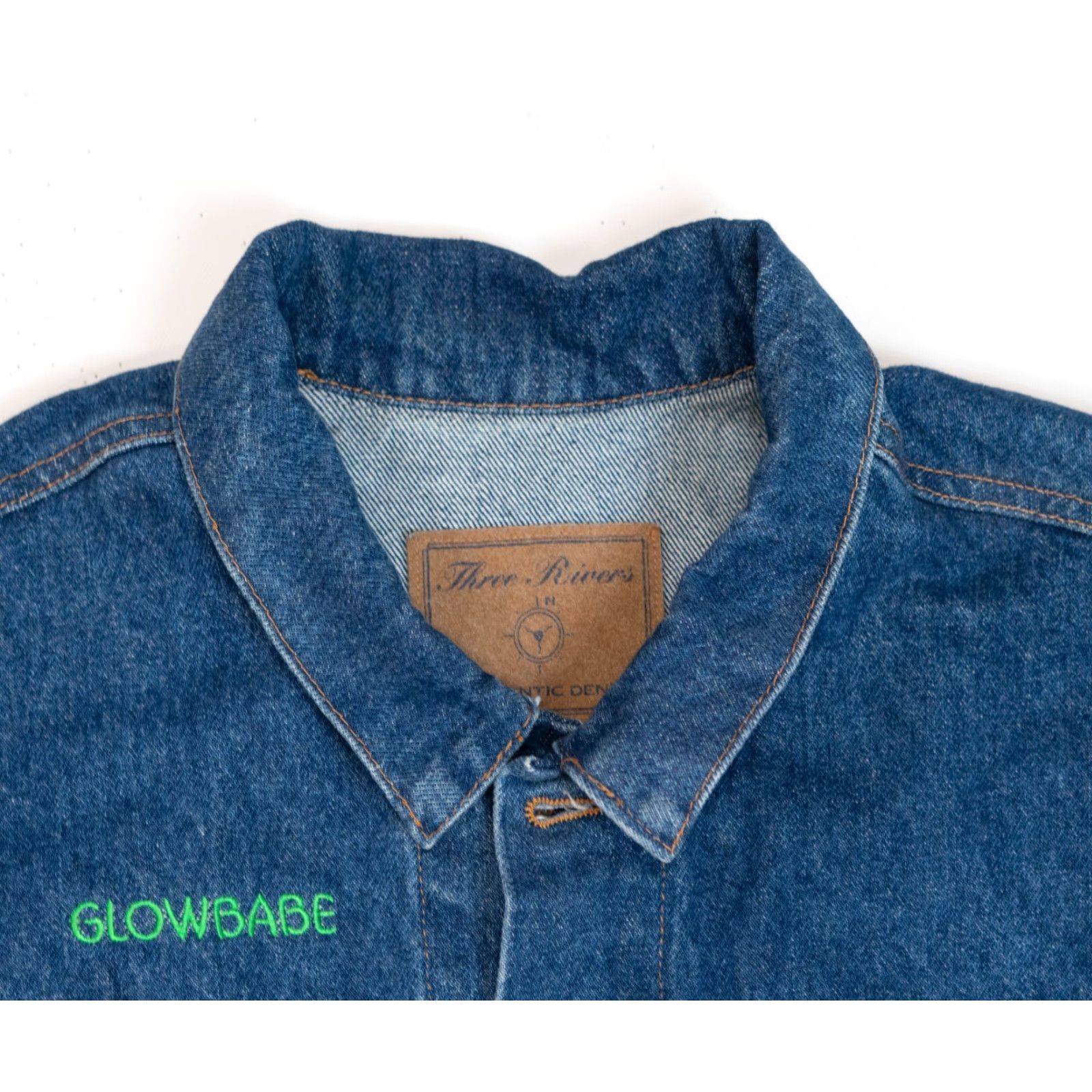 Denime VINTAGE Denim Trucker Horror Promo Jacket Made USA XL Big E Style Jacket Size US XL / EU 56 / 4 - 7 Thumbnail