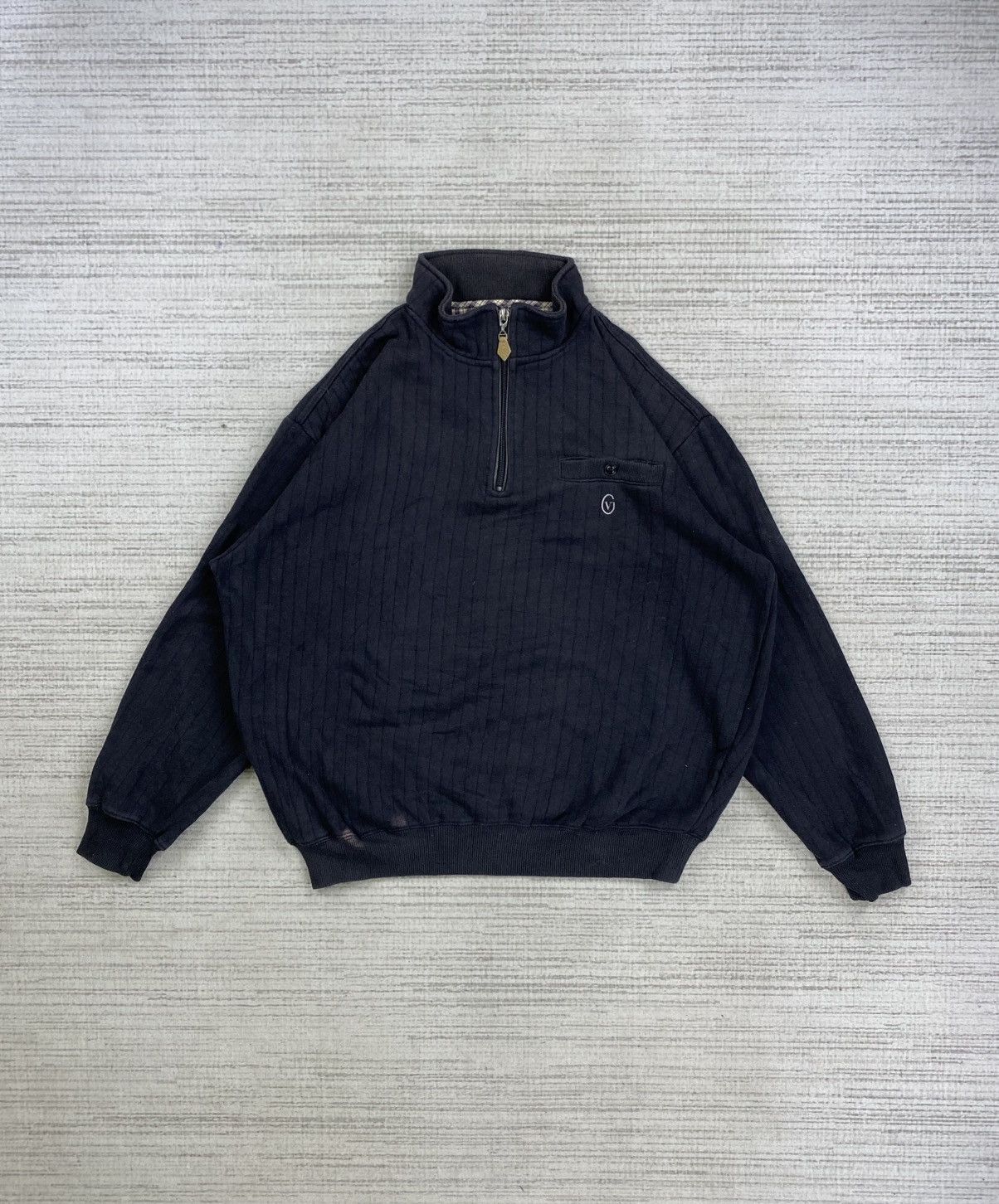 Vintage 90s Gianni Valentino Half Zipper Jacket