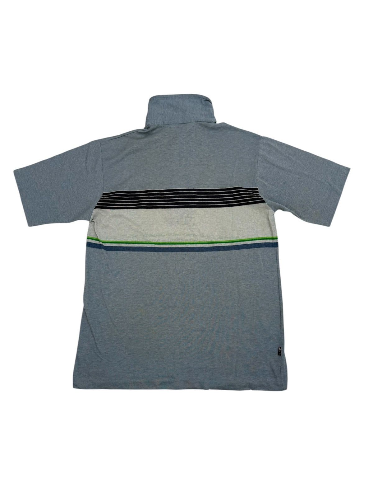 Levi's × Levi's Vintage Clothing × Vintage Vintage 80s Levis Polo Shirt Wood Button Stripe Size US M / EU 48-50 / 2 - 3 Thumbnail