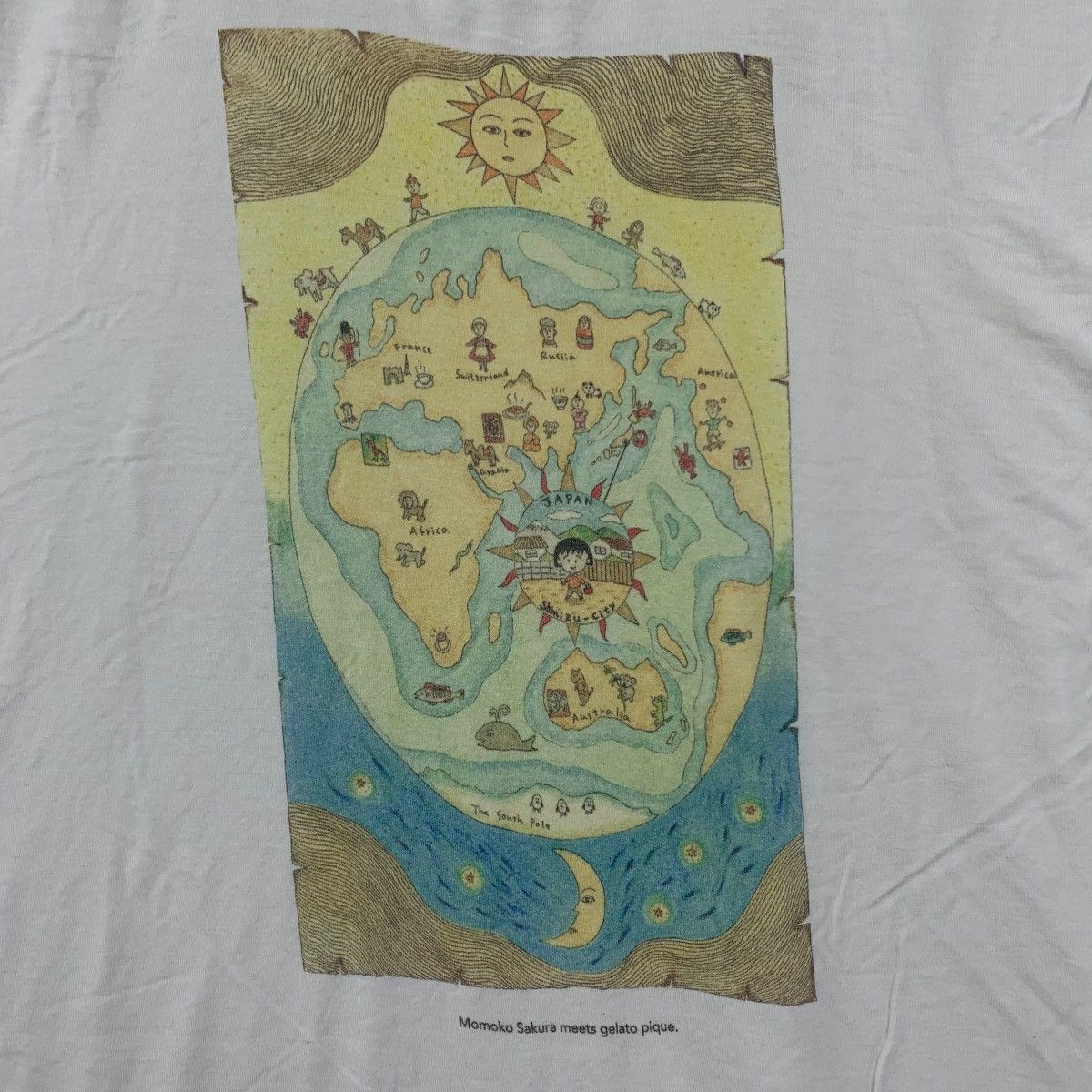 Japanese Brand MOMOKO SAKURA Chibi Maruko Chan Gelato Pique Japan Tshirt Size US M / EU 48-50 / 2 - 3 Thumbnail