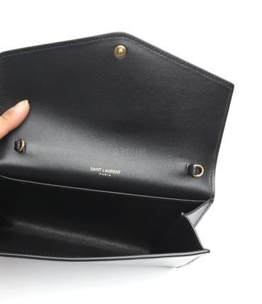 Saint Laurent Paris o1bcso1str0225 Size:OS/Uptown Chain Wallet in Black Size ONE SIZE - 5 Thumbnail