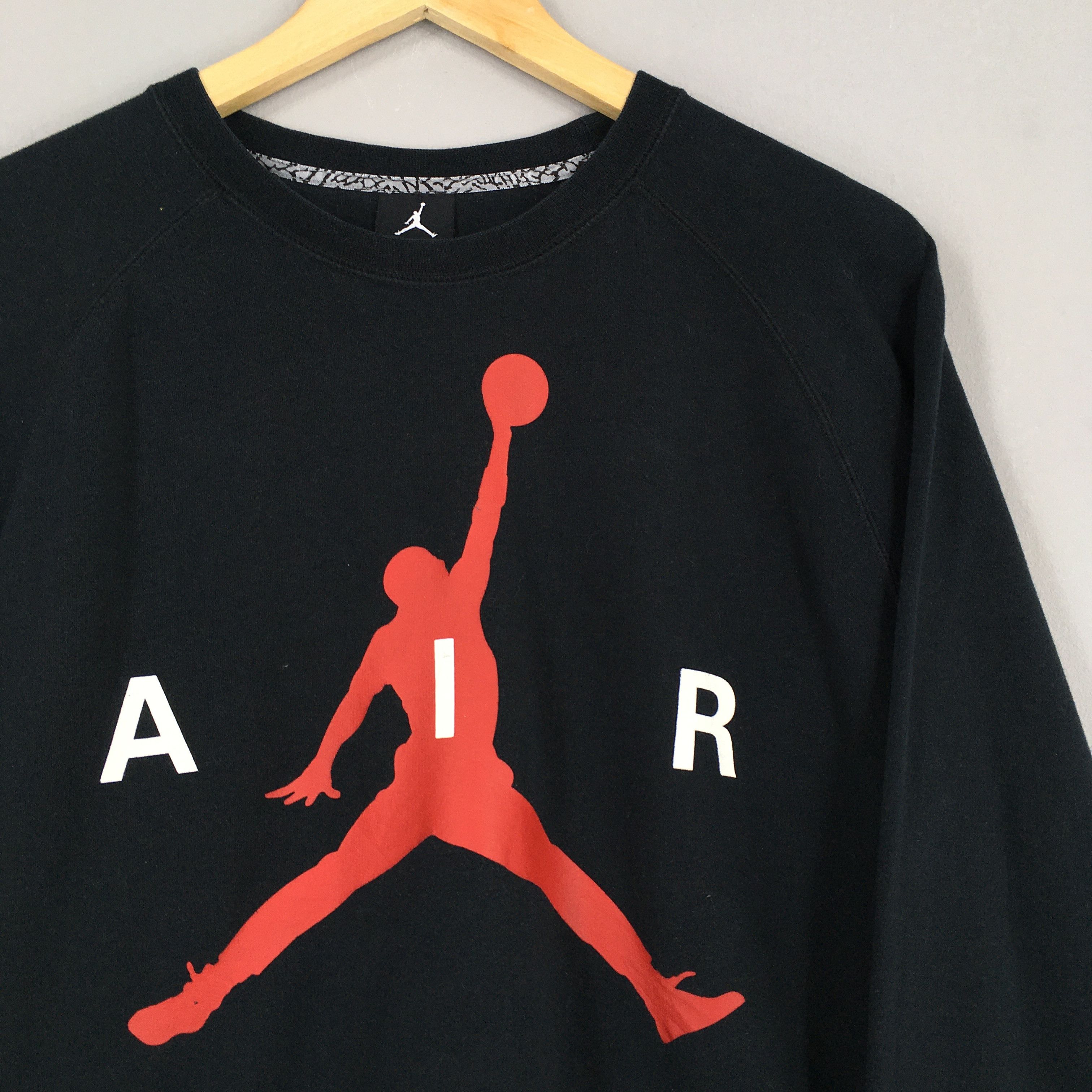 NBA Vintage Nike Air Jordan NBA Baseball Sweatshirt Large Size US L / EU 52-54 / 3 - 2 Thumbnail