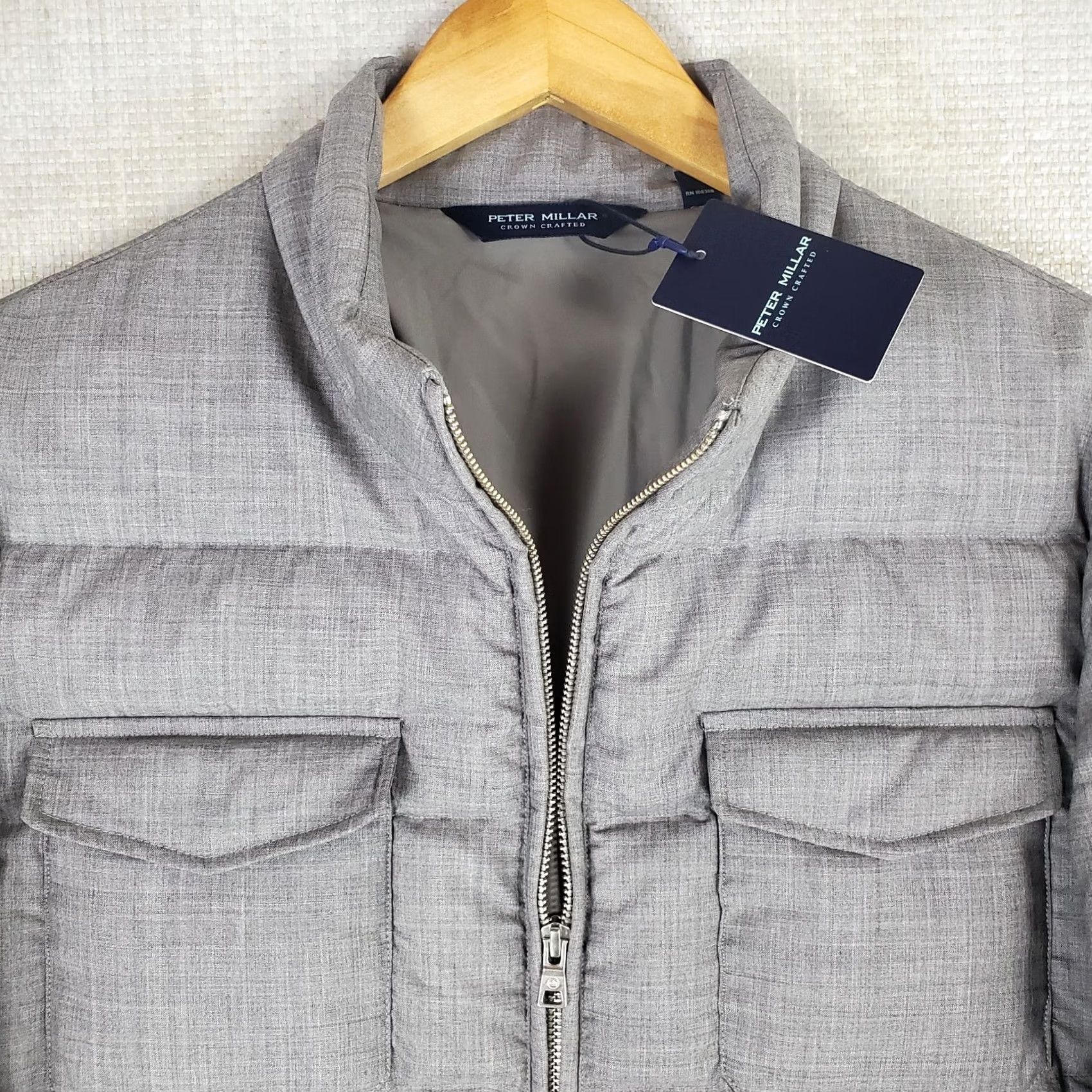 Peter Millar Peter Millar Jacket Mens M Gray NEW Wool Bomber Insulated Crown Crafted Size US M / EU 48-50 / 2 - 3 Thumbnail