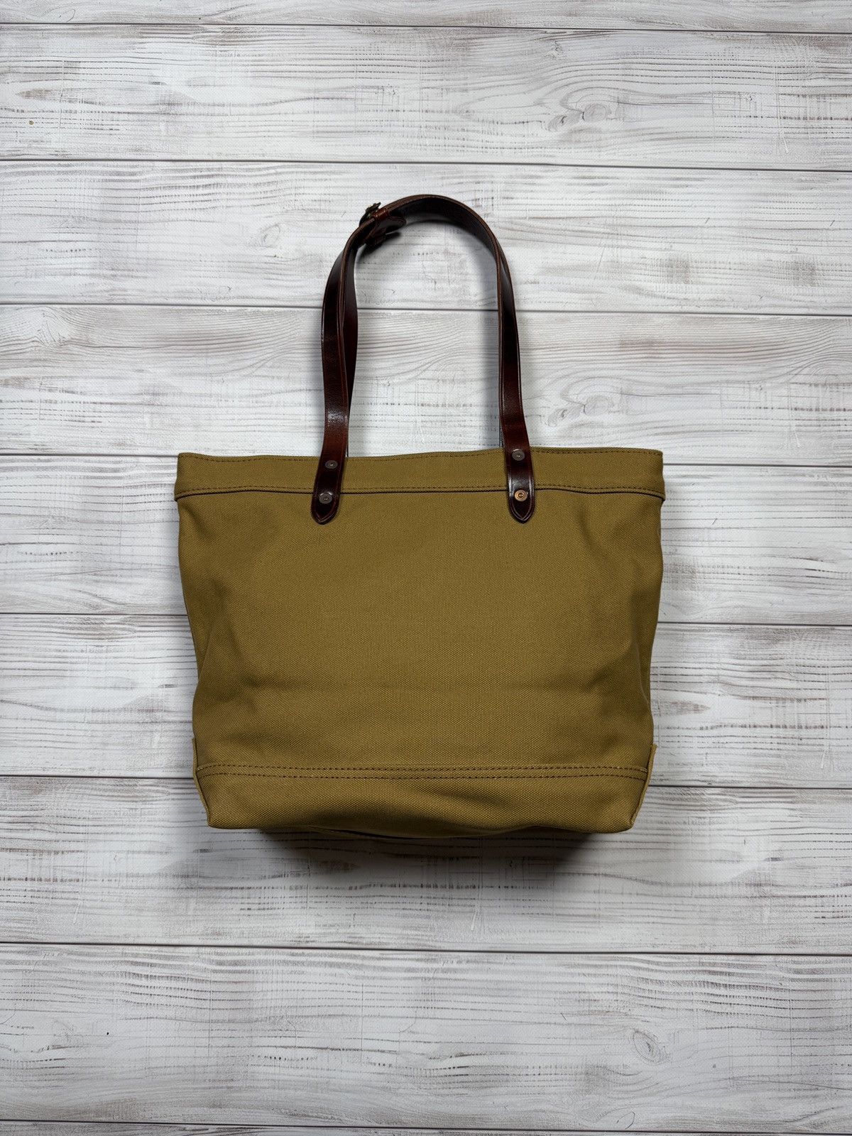 RRL Ralph Lauren RRL Double RL Canvas/Leather Tote Bag Size ONE SIZE - 2 Thumbnail