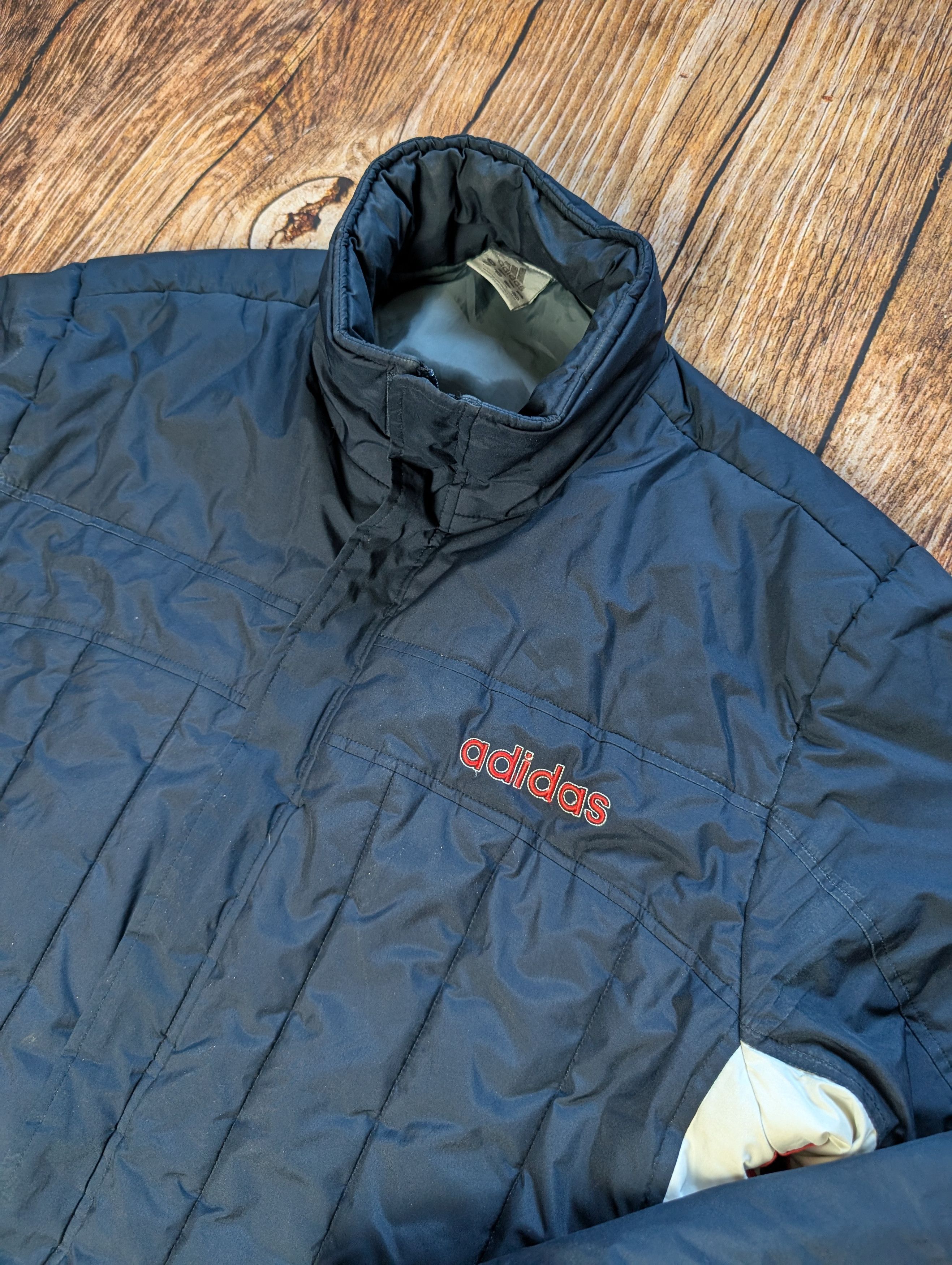 Adidas × Vintage Vintage Adidas y2k puffer jacket 2004 04 00s Size US L / EU 52-54 / 3 - 2 Thumbnail