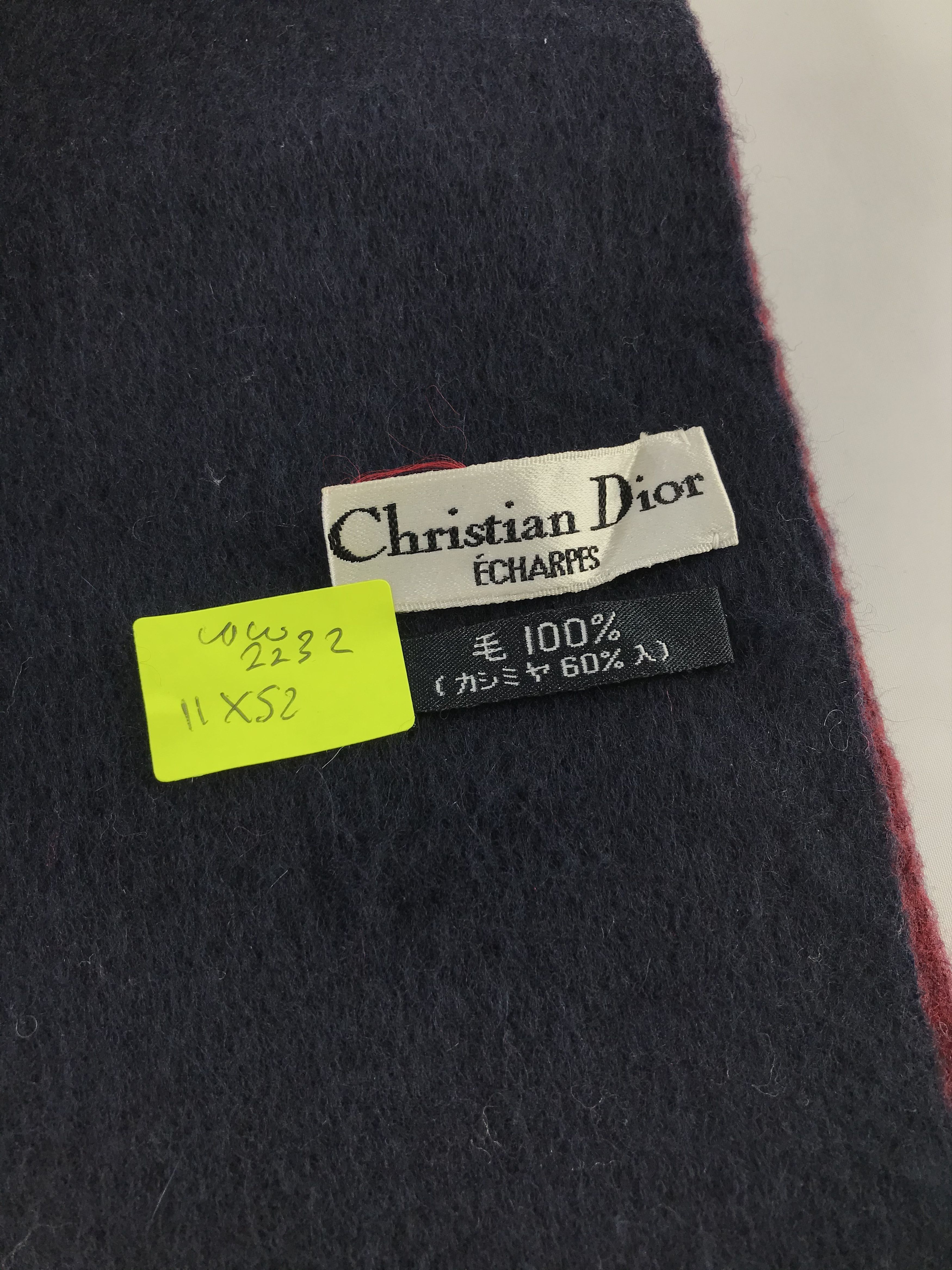 Vintage Christian Dior Monsieur Scarf / Muffler / Neckwear - WW2232 Size ONE SIZE - 5 Thumbnail