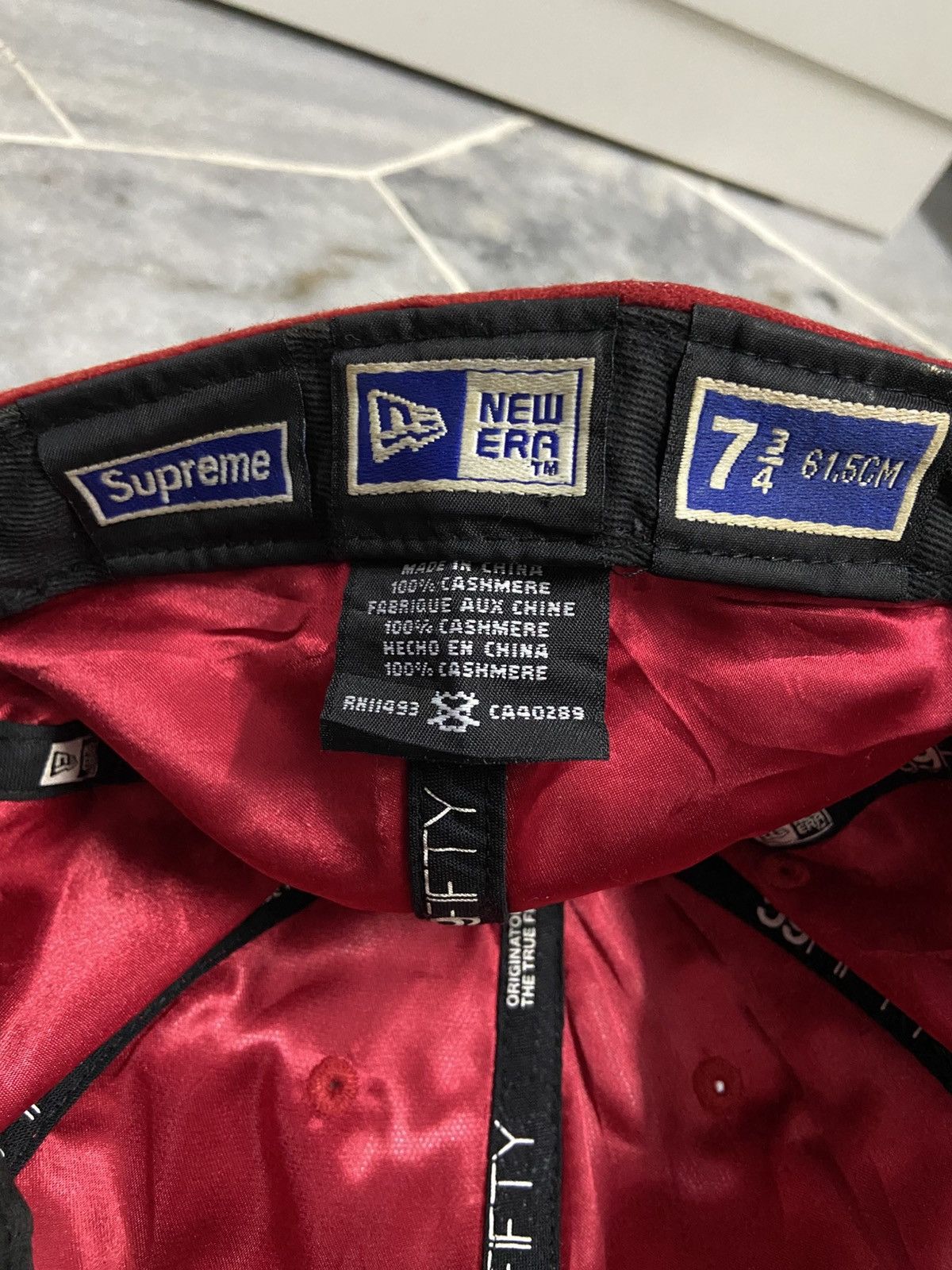 Supreme Supreme X New Era World Famous 1994 Fitted Hat Size ONE SIZE - 5 Thumbnail