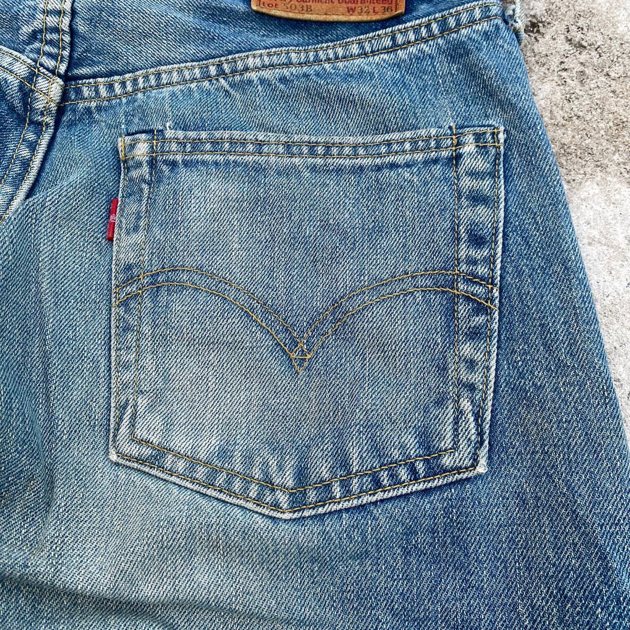 Levi's Vintage Levis 503B Big E Selvegde Redline Denim Size US 32 / EU 48 - 19 Thumbnail