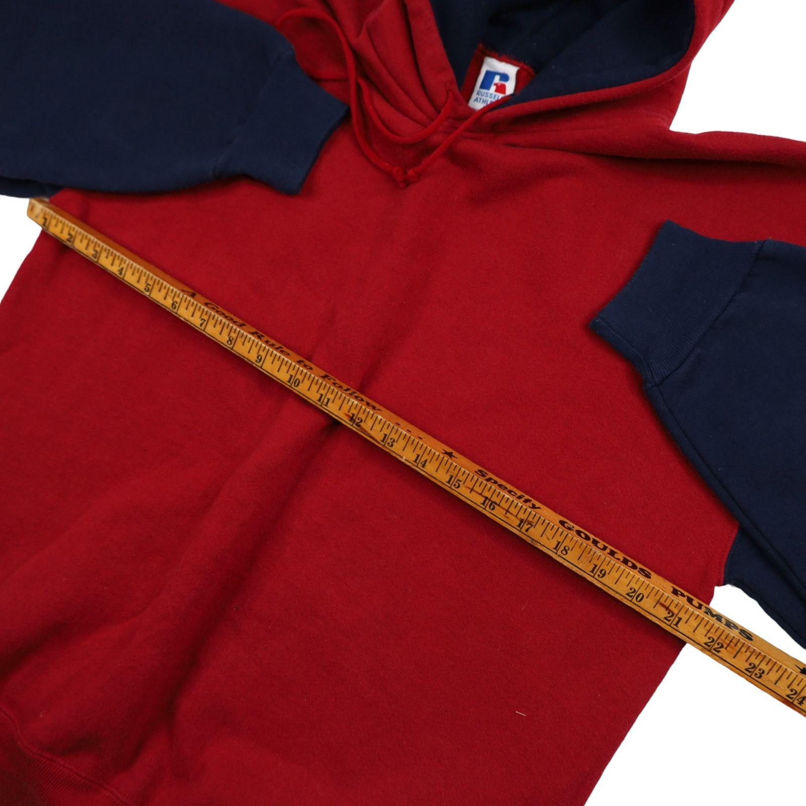 Russell Athletic × Vintage Vintage Russell Athletics 2 Tone Hoodie Size US XL / EU 56 / 4 - 7 Thumbnail
