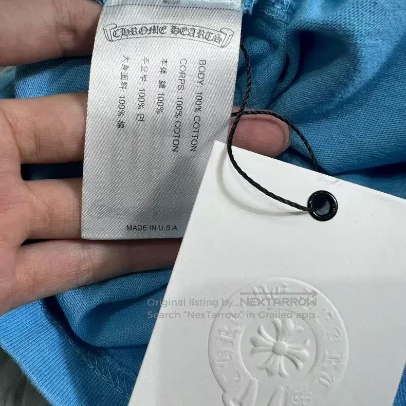 Chrome Hearts Chrome Hearts Size L Letter pattern printed round neck casu Size US L / EU 52-54 / 3 - 6 Thumbnail