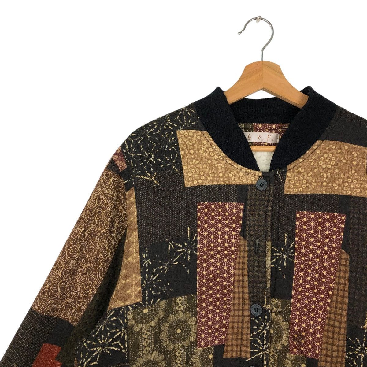 Japanese Brand 🔥NAVAJO AZTEC NATIVE DESIGN TRADITIONAL BUTTON JACKET Size US L / EU 52-54 / 3 - 6 Thumbnail