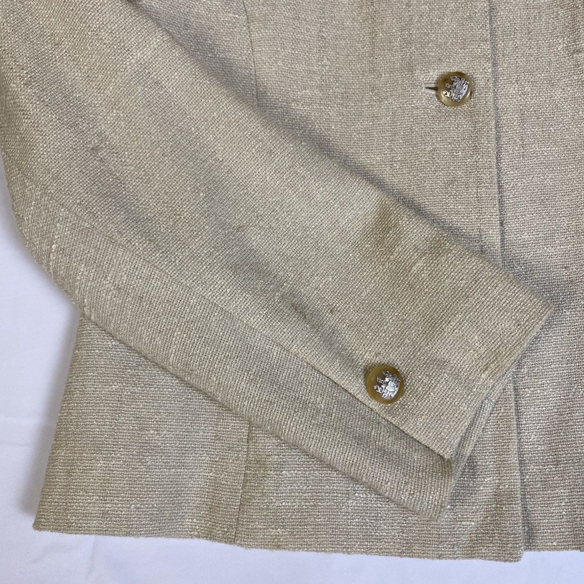 Aquascutum Aquascutum Tweed Linen Blazer Size M / US 6-8 / IT 42-44 - 12 Thumbnail