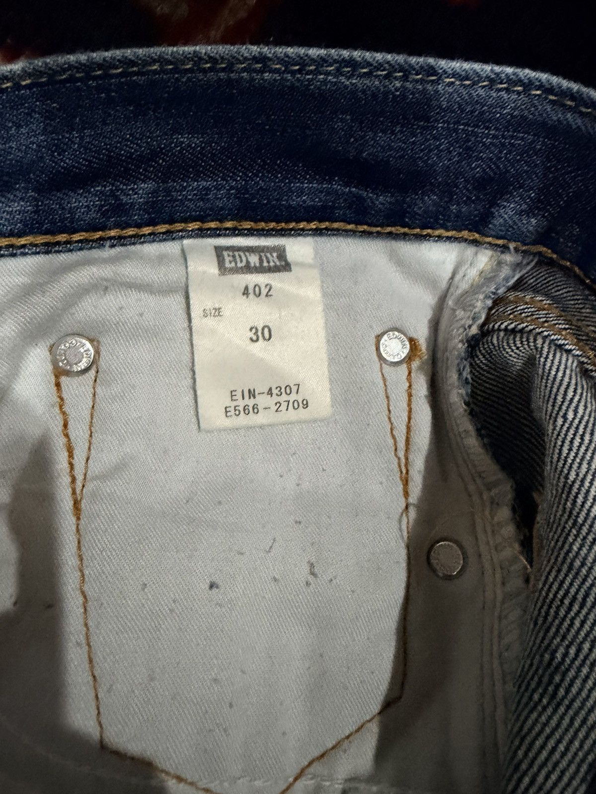 Edwin Vintage Edwin 402 Made In Japan Vintage Streetwear Style Size US 32 / EU 48 - 4 Thumbnail