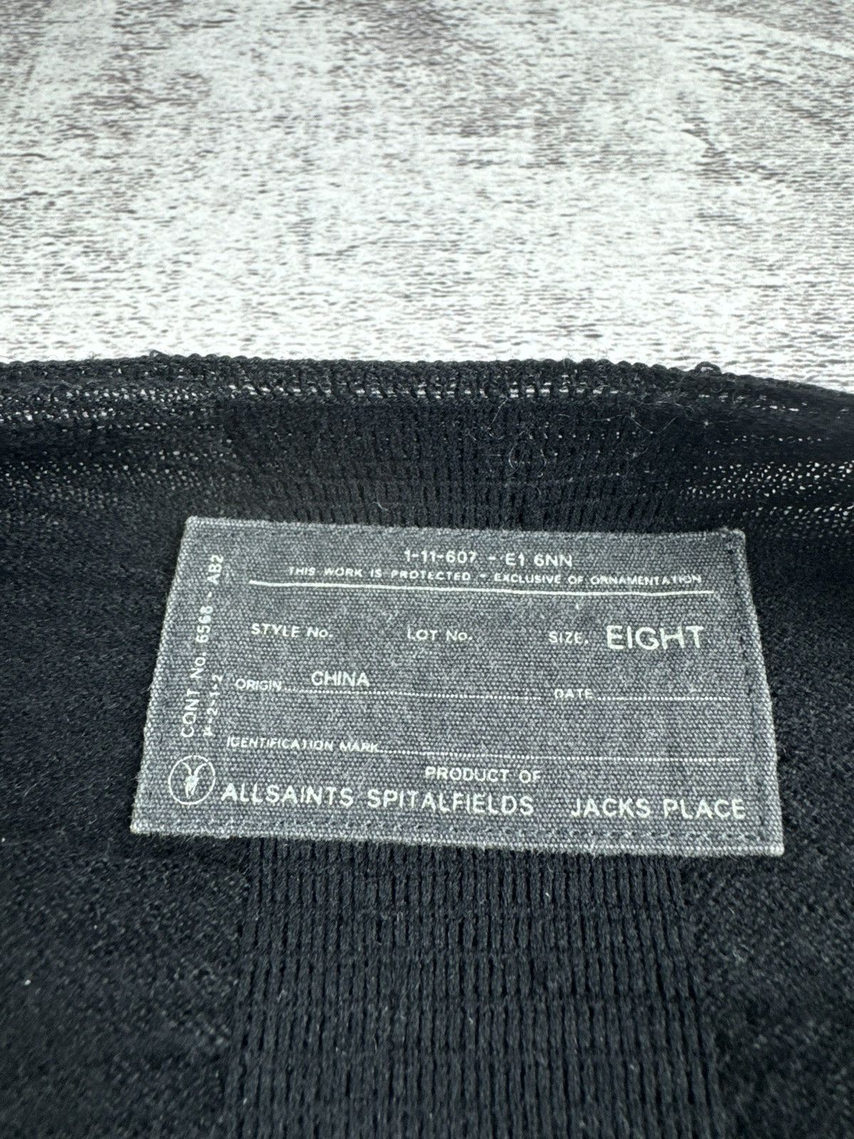 Allsaints Asymmetrical All Saints Spitafields 8 Size Rundholz STYLE Oversized Dress Tunic Size M / US 6-8 / IT 42-44 - 8 Thumbnail