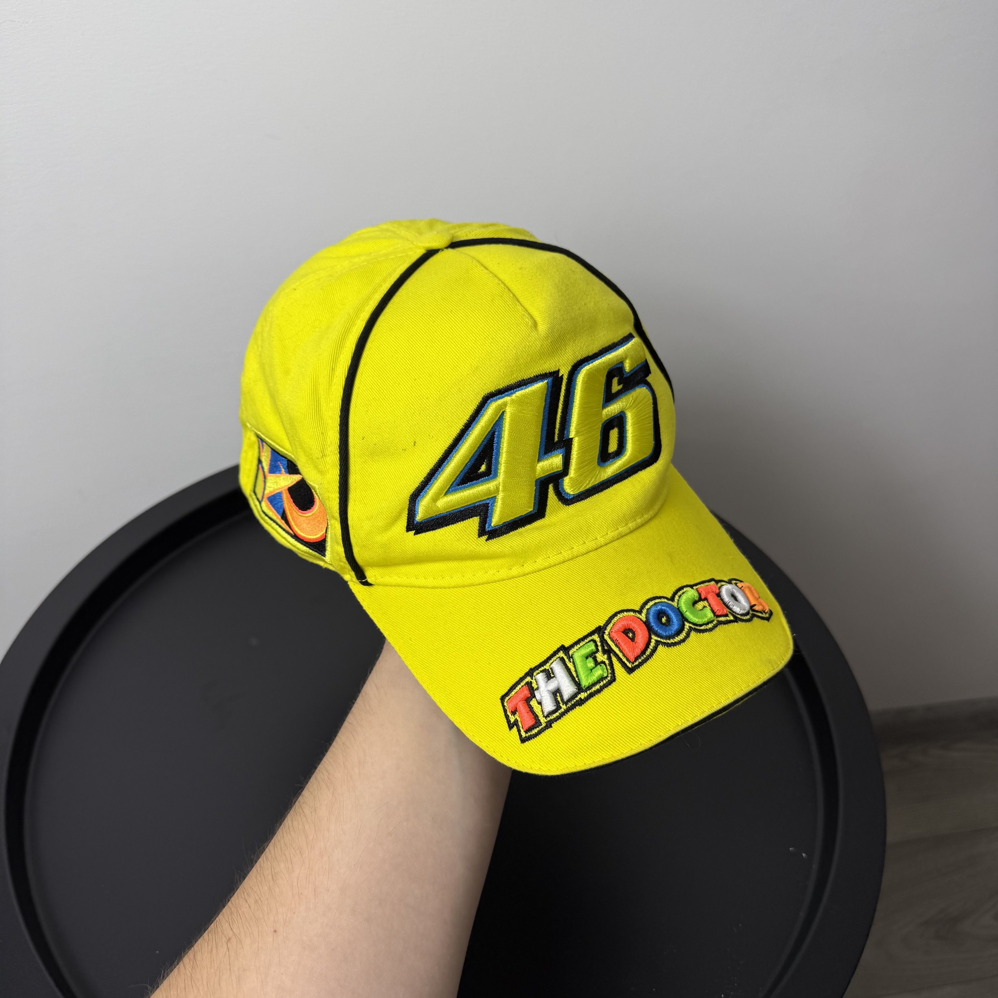 Vintage 46 The Doctor Valentino Rossi Racing Yellow Baseball Cap Hat Size ONE SIZE - 3 Thumbnail