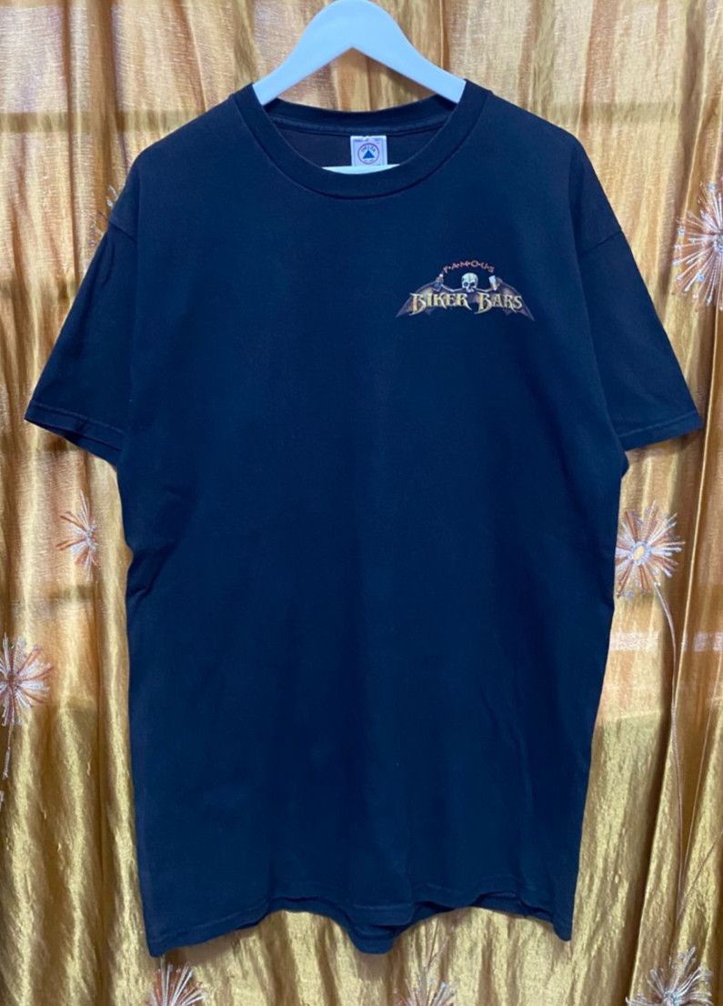 Vintage Vintage 90s Famous Biker Bars Motorcycles Racing Tshirt Size US L / EU 52-54 / 3 - 2 Thumbnail
