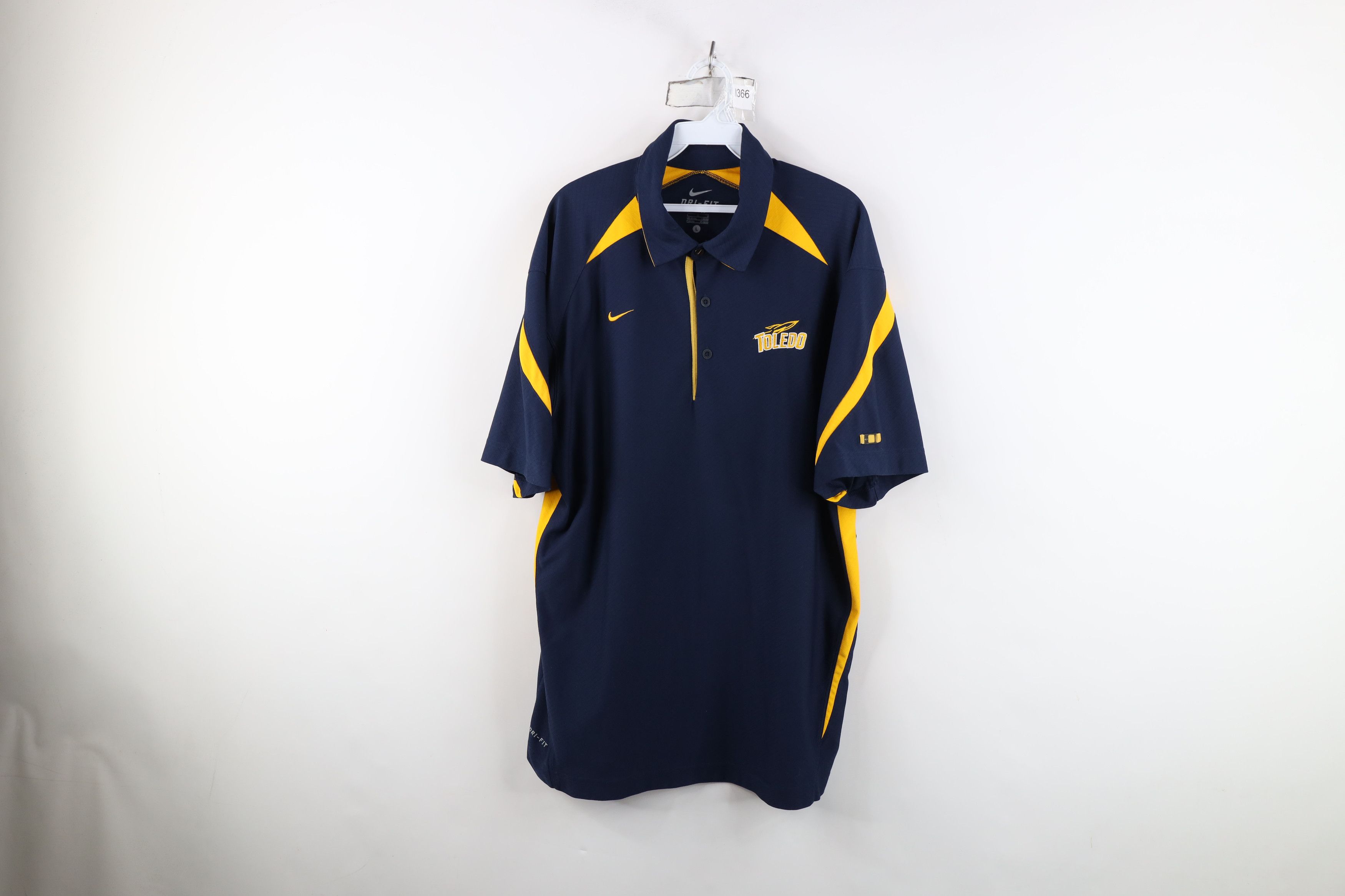 Nike Nike University of Toledo Football Collared Polo Shirt Size US L / EU 52-54 / 3 - 1 Thumbnail