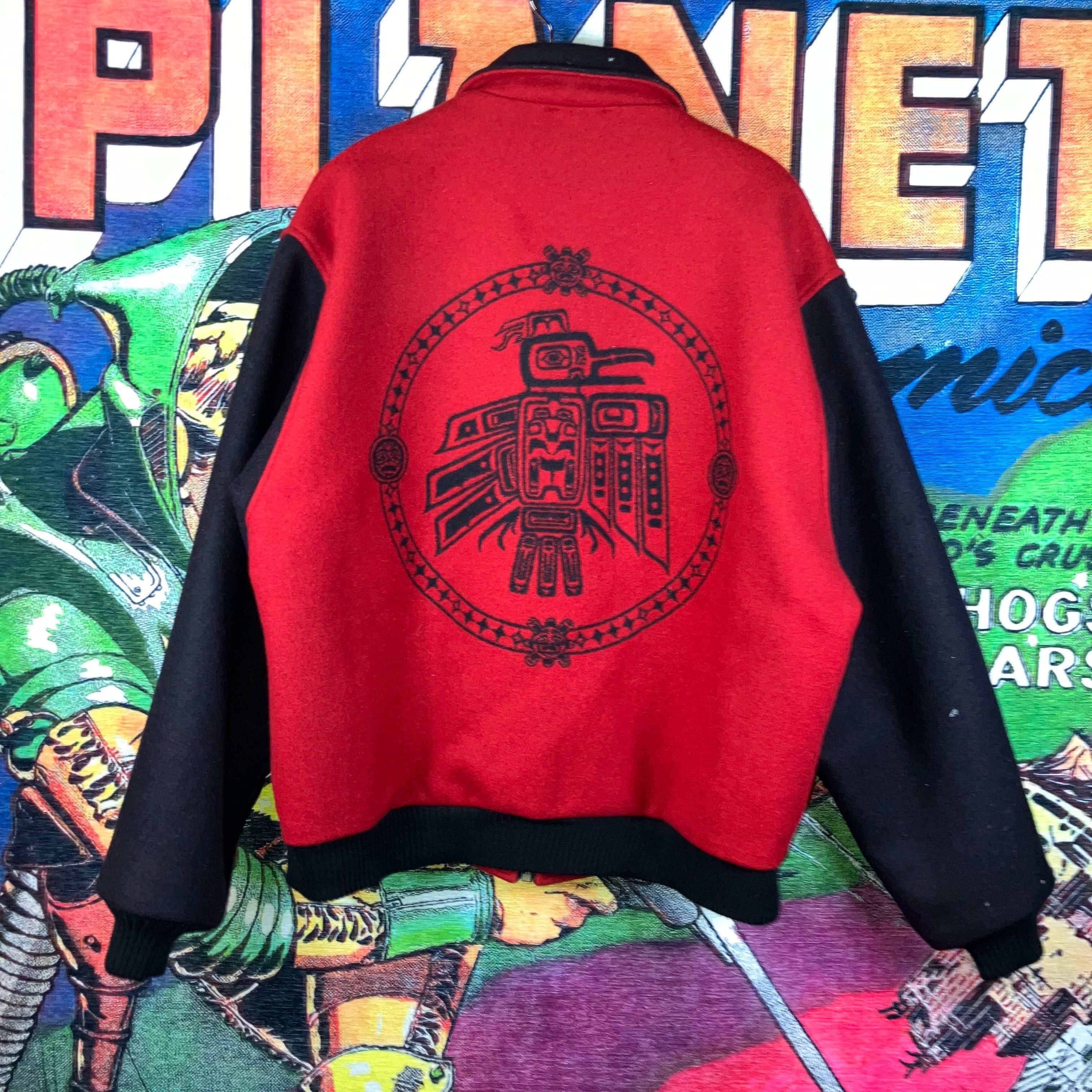 Pendleton × Vintage Vintage Pendleton High Grade Western Wear Bomber Blanket Azt Size US L / EU 52-54 / 3 - 1 Thumbnail