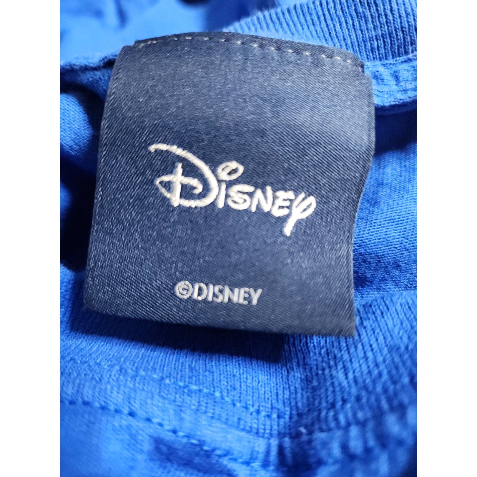 Disney VINTAGE Disney Mens T-Shirt 2XL Blue Graphic Print Mickey Minnie Daffy 80s 90s Retro College Kansas Jayhawks Size US XXL / EU 58 / 5 - 5 Thumbnail