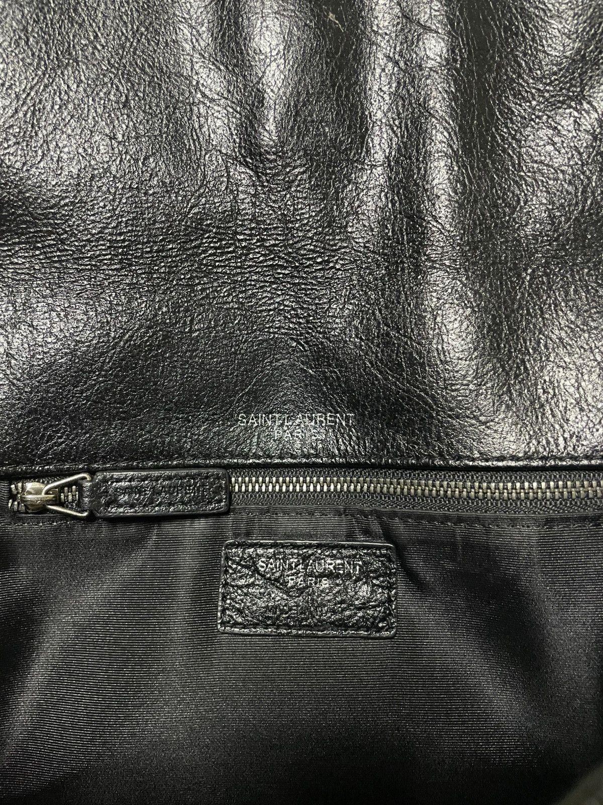 Yves Saint Laurent Rare 2000’s Saint Laurent Paris Niki Crinkle Shoulder Bag Size ONE SIZE - 20 Thumbnail