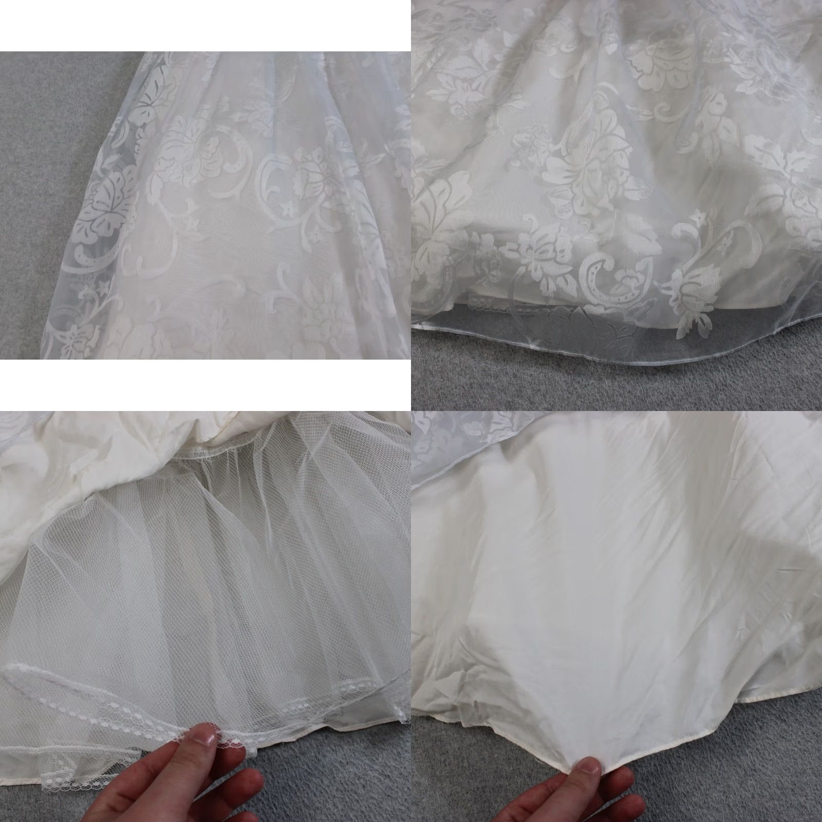 Vintage VINTAGE Scott McClintock Dress Women 12 White Lace Off Shoulder Bow Wedding USA Dress Size XL / US 12-14 / IT 48-50 - 8 Thumbnail