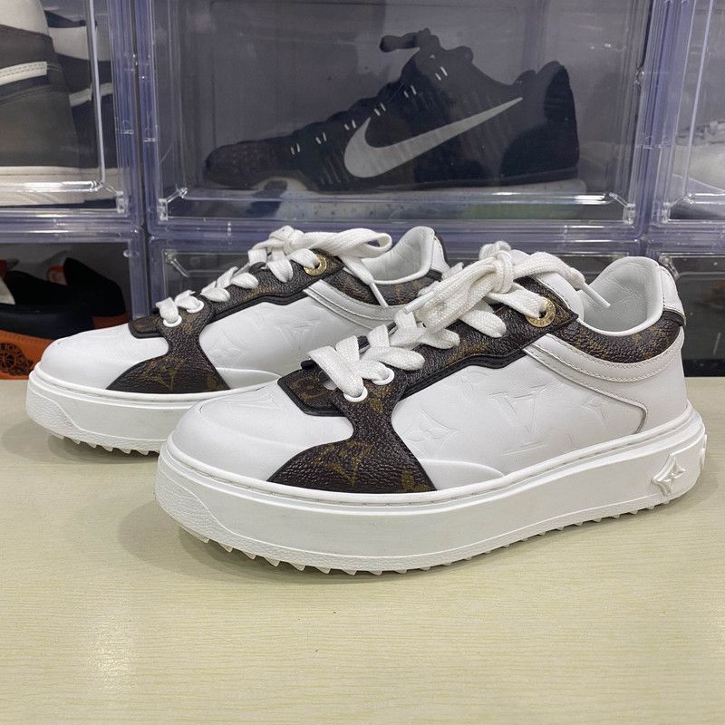 Louis Vuitton Louis Vuitton Time Out Stylish Low-Top Sneakers 0079 Size US 6 / IT 36 - 1 Thumbnail