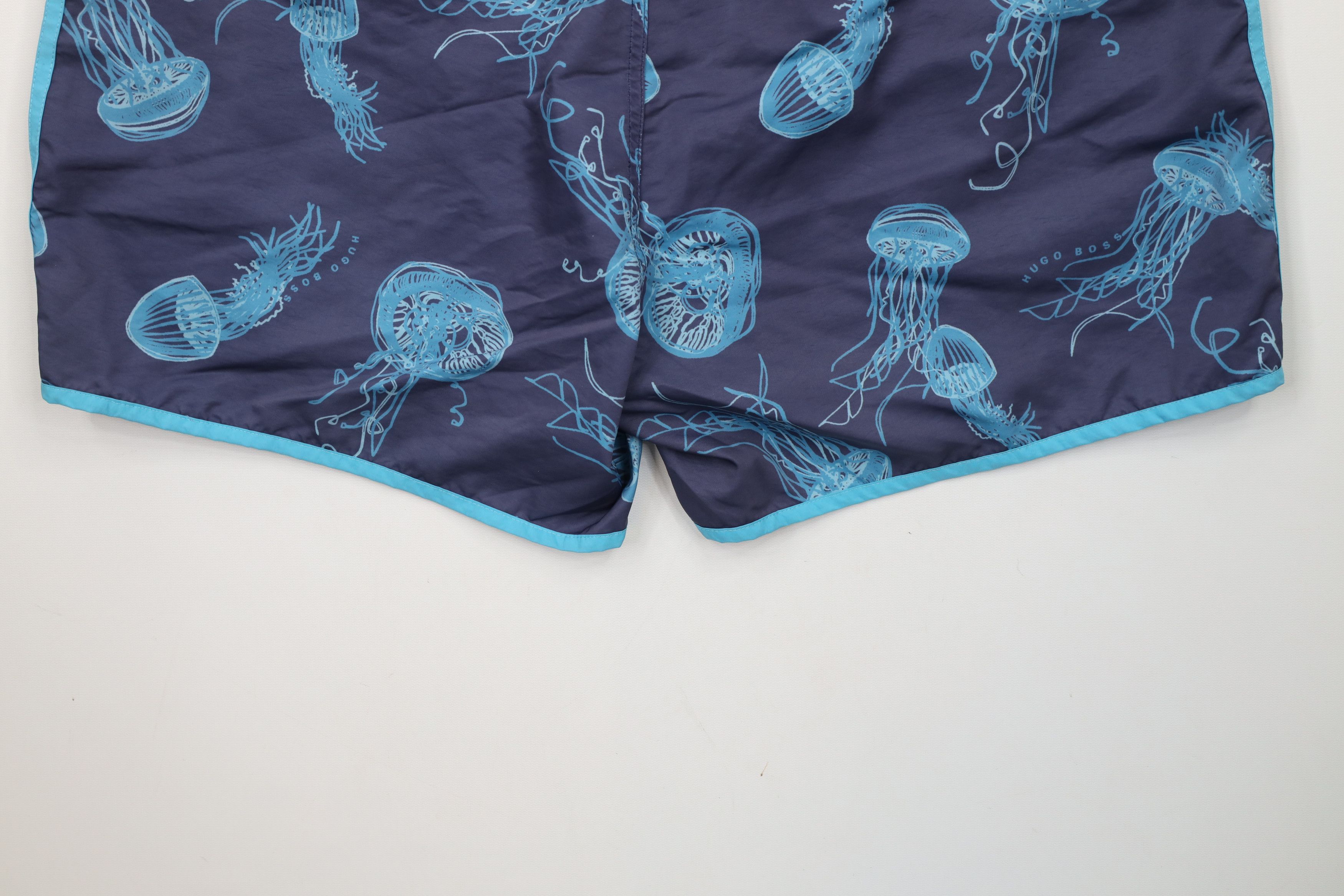 Hugo Boss × Vintage Hugo Boss All Over Print Above Knee Lined Swim Trunks Shorts Size US 36 / EU 52 - 14 Thumbnail