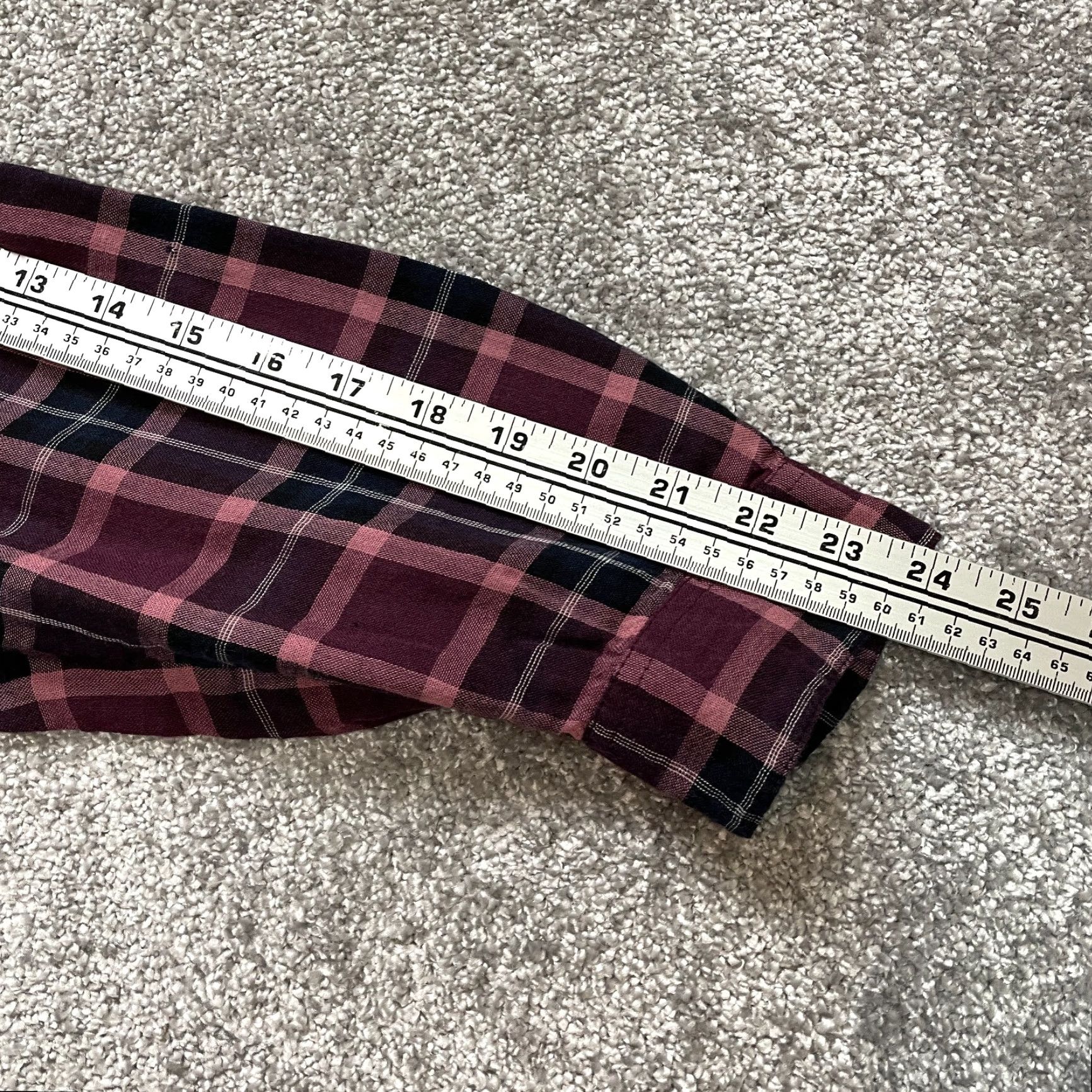 Vintage Lane Bryant Button Up Shirt Womens 18/20 Red Plaid Long Sleeve Cotton Soft Top Shirt Womens Red Plaid Long Sleeve Button-Up Size XXL / US 16-18 / IT 52-54 - 5 Thumbnail