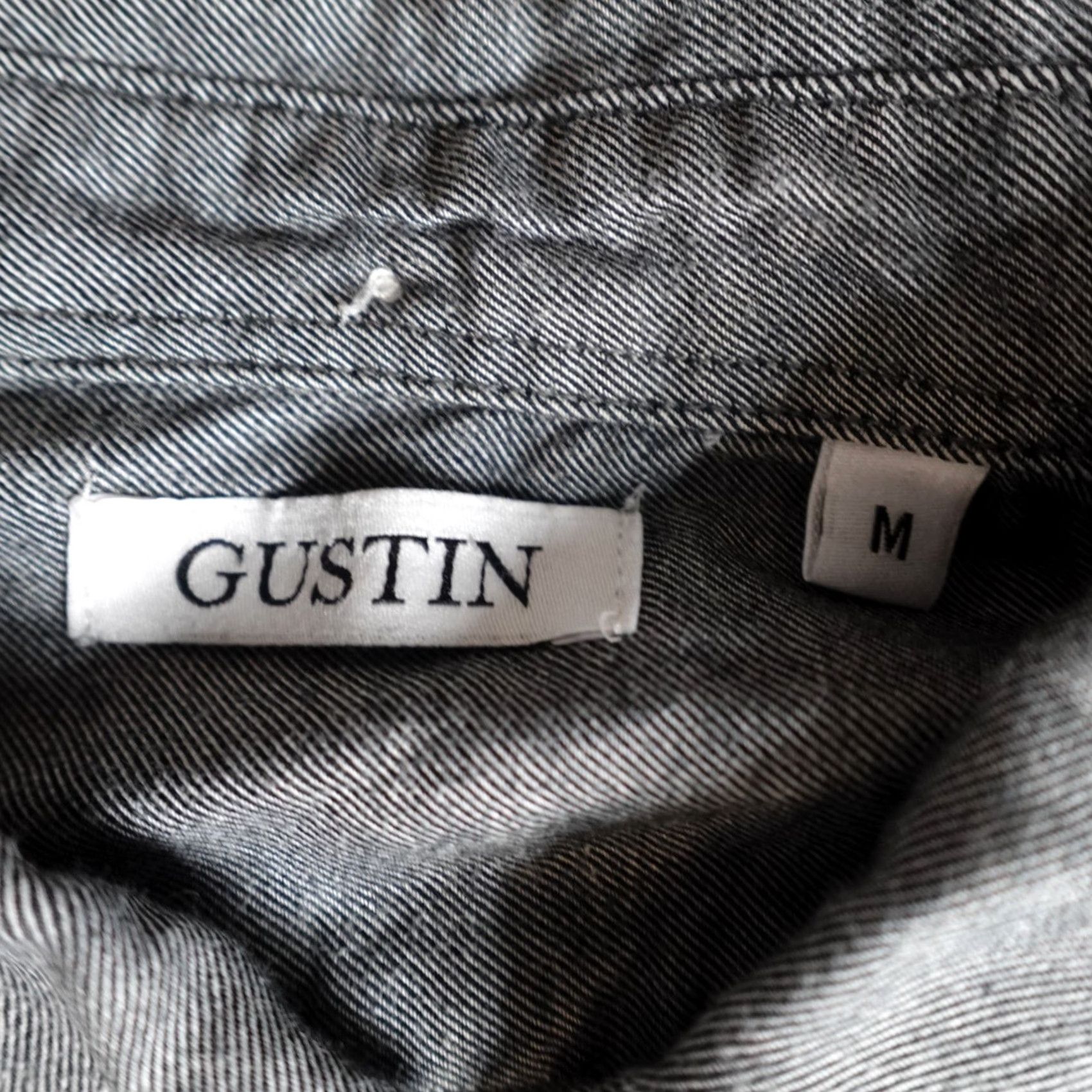 Gustin Gustin Mens Shirt Medium Gray Chambray Made in USA Size US M / EU 48-50 / 2 - 3 Thumbnail