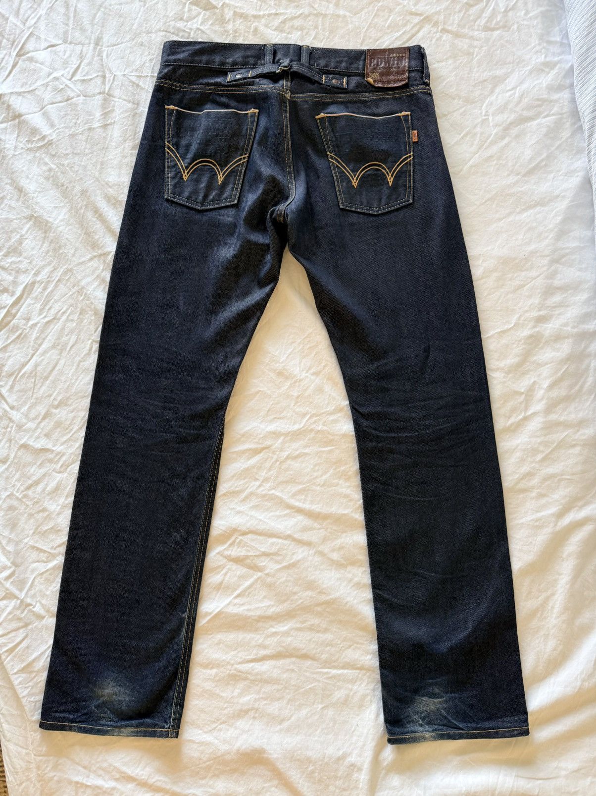 Edwin Edwin 505 Harajuku Shop Special Selvedge Jeans – 32x33 Size US 32 / EU 48 - 2 Thumbnail