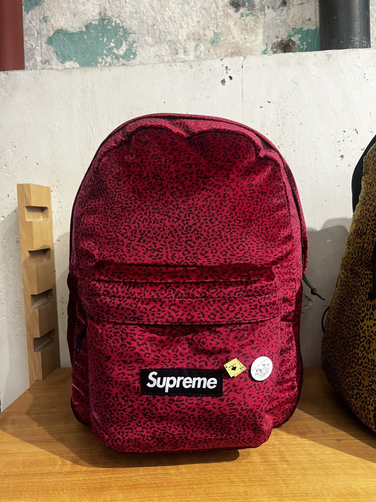 Supreme Supreme Velvet Leopard Backpack | Grailed