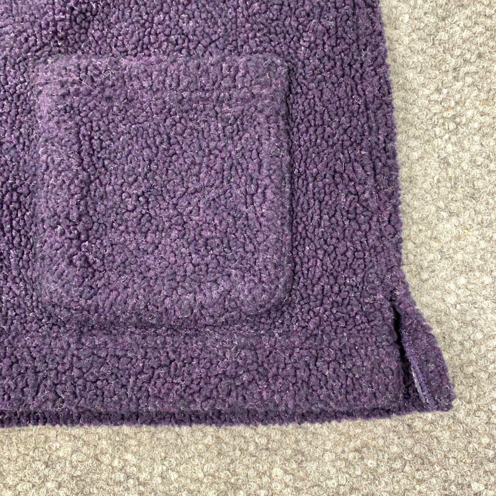 Vintage VINTAGE L.L. Bean Fleece Jacket Small Purple Casual Button Classic Petites Womens Size S / US 4 / IT 40 - 3 Thumbnail
