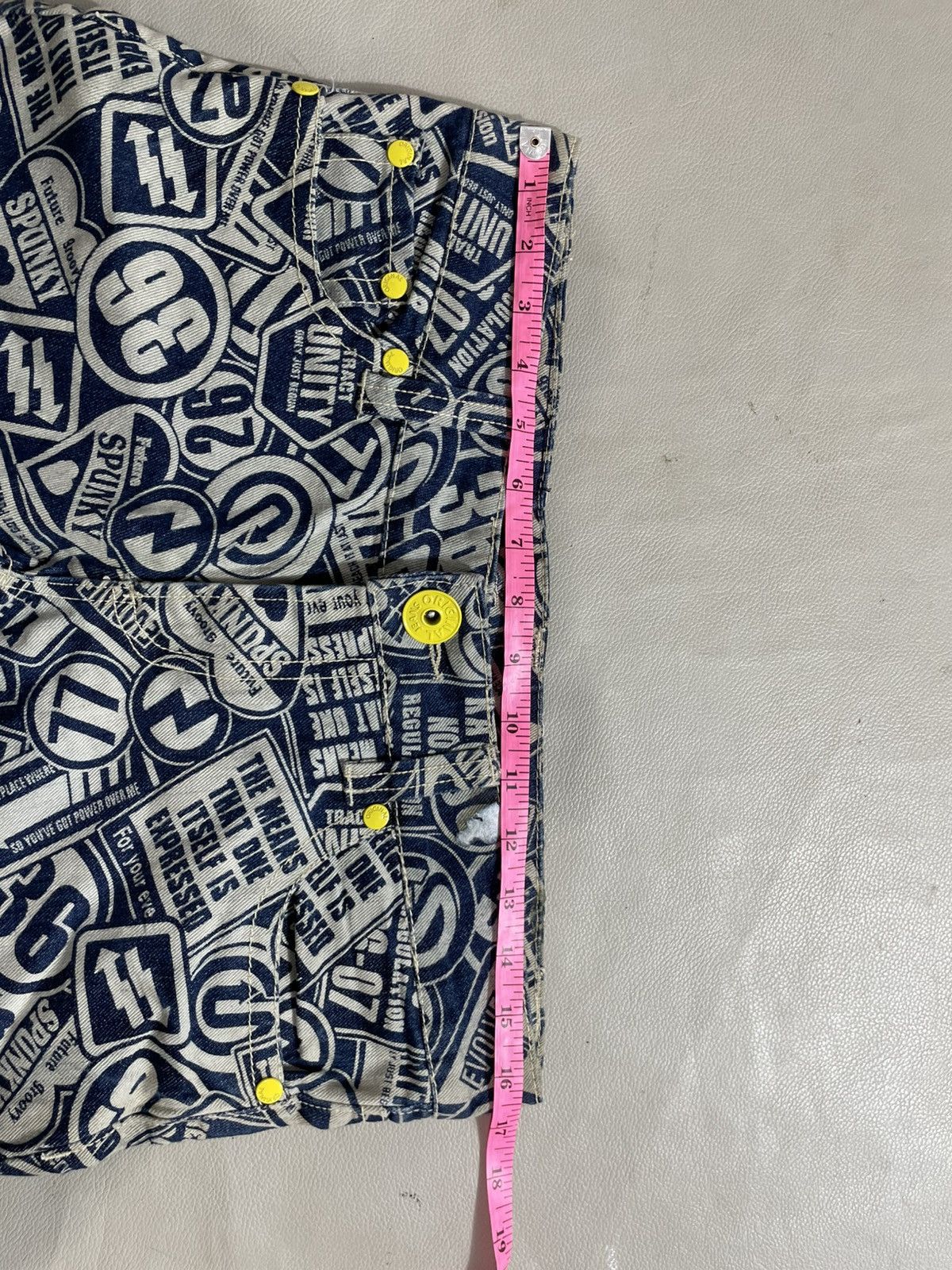 Hysteric Glamour Statement spell out printed Jeans hysteric style Size US 32 / EU 48 - 7 Thumbnail