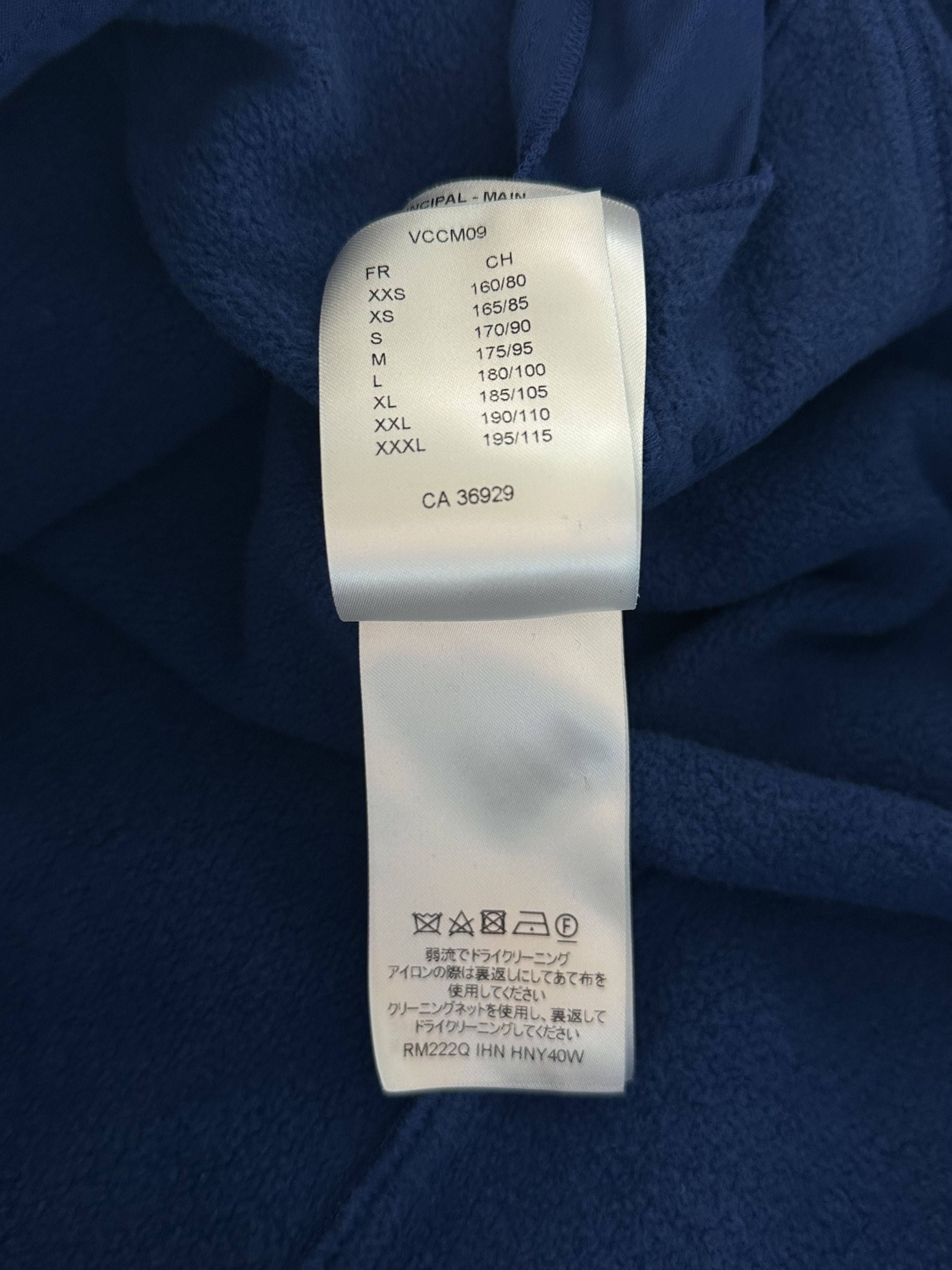 Louis Vuitton Louis Vuitton Blue Circle Cut Monogram Hoodie Size US L / EU 52-54 / 3 - 6 Thumbnail