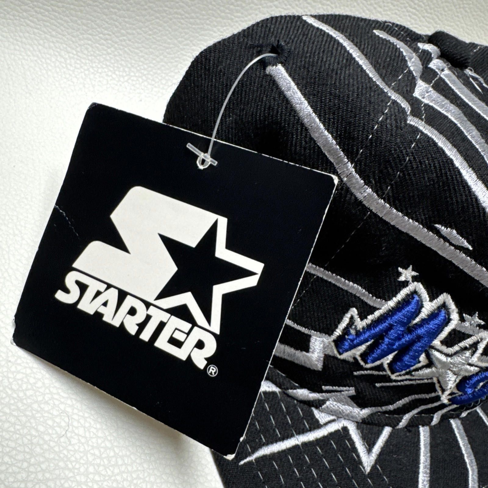 NBA × Starter × Vintage Rare NWT Vintage NBA Orlando Magic Starter Collision Hat Size ONE SIZE - 5 Thumbnail