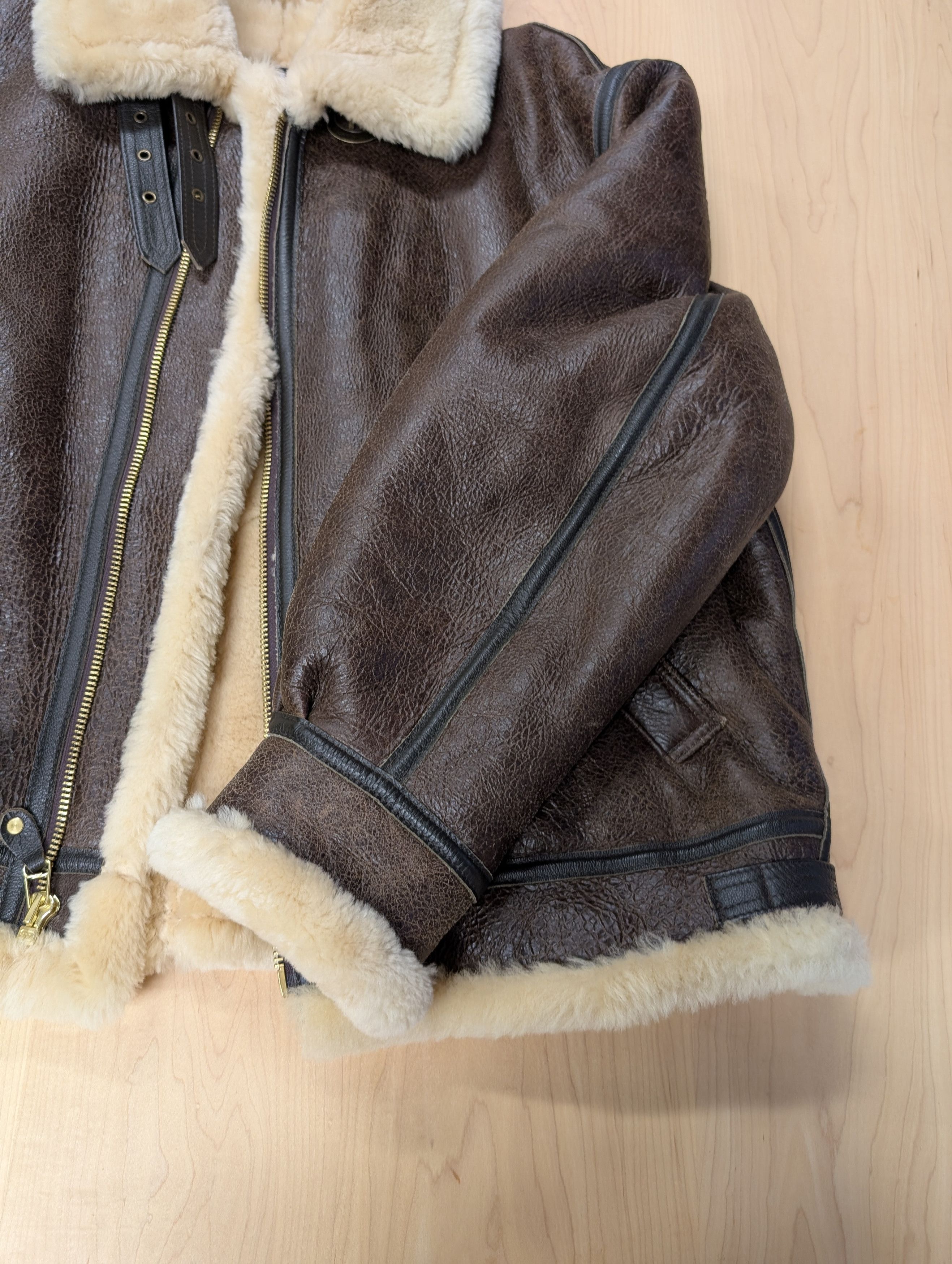 Schott Schott B-3 Shearling Jacket 54US Size US L / EU 52-54 / 3 - 9 Thumbnail