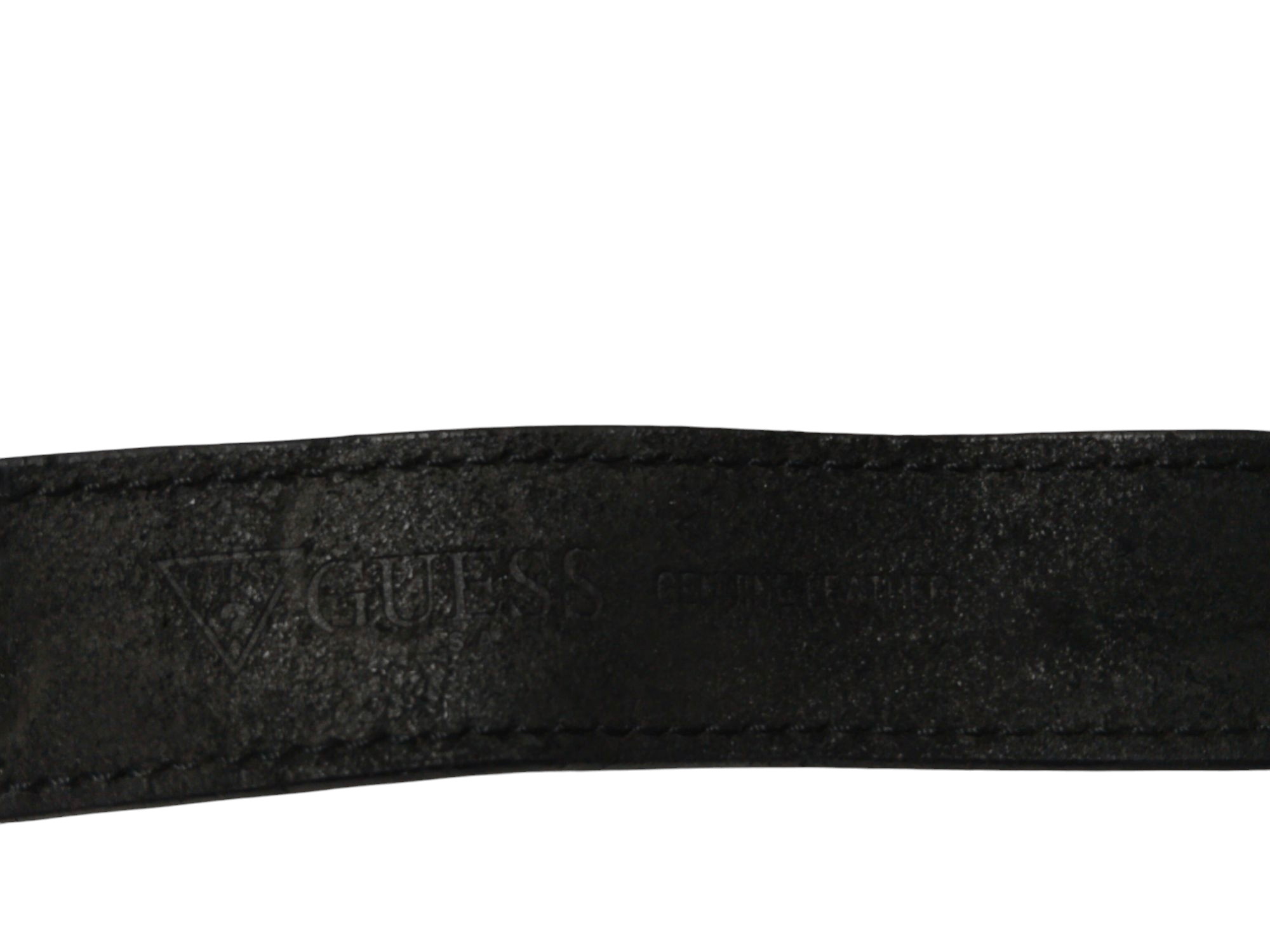 Guess Vintage Guess Leather Belt Size 28 - 4 Thumbnail