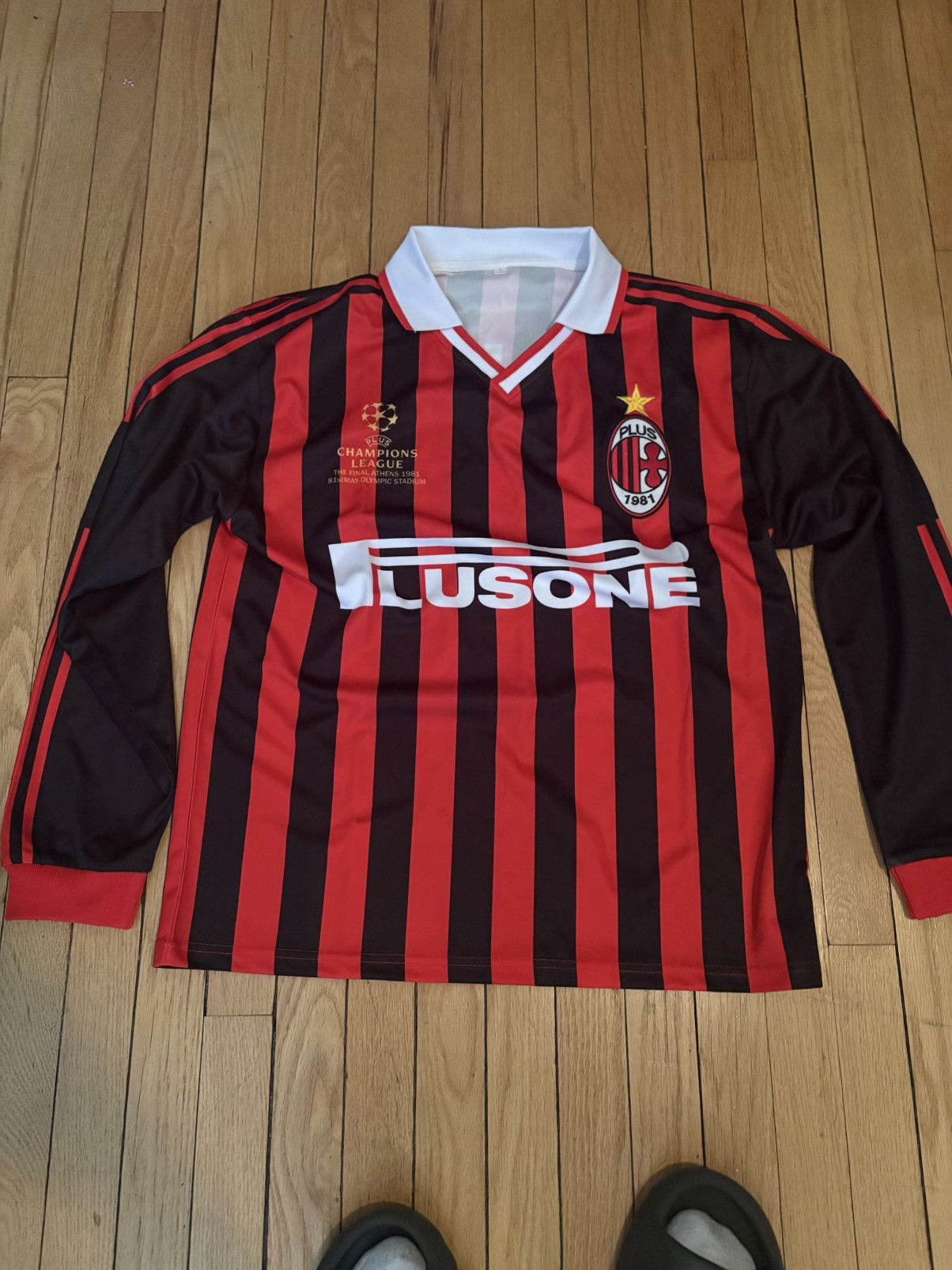 Other PLUS ONE LONGSLEEVE SOCCER POLO Size US L / EU 52-54 / 3 - 1 Thumbnail