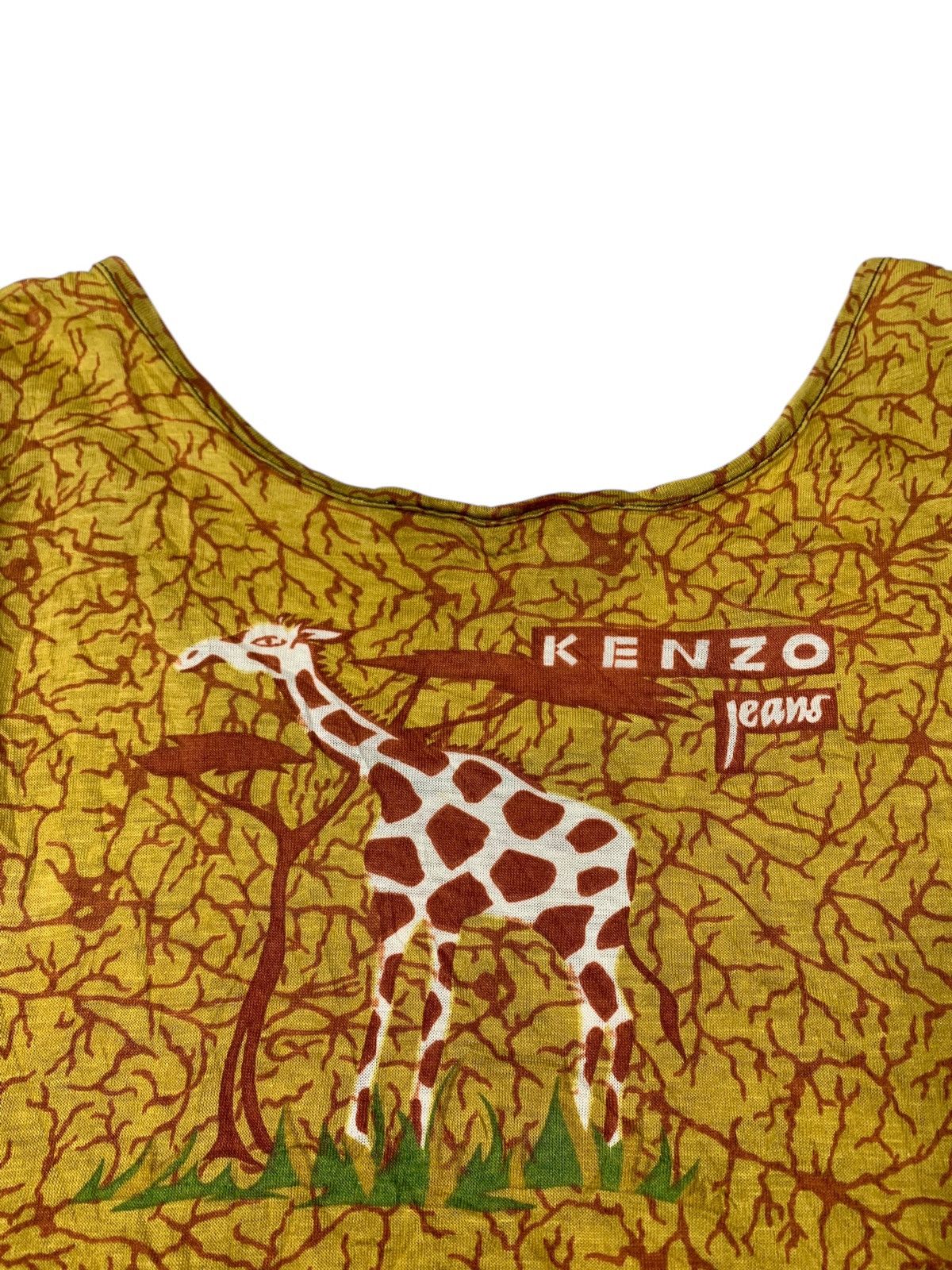 Kenzo × Vintage 💥FINAL DROP💥 VTG Tanktop kenzo Jeans Giraffe Size US M / EU 48-50 / 2 - 4 Thumbnail